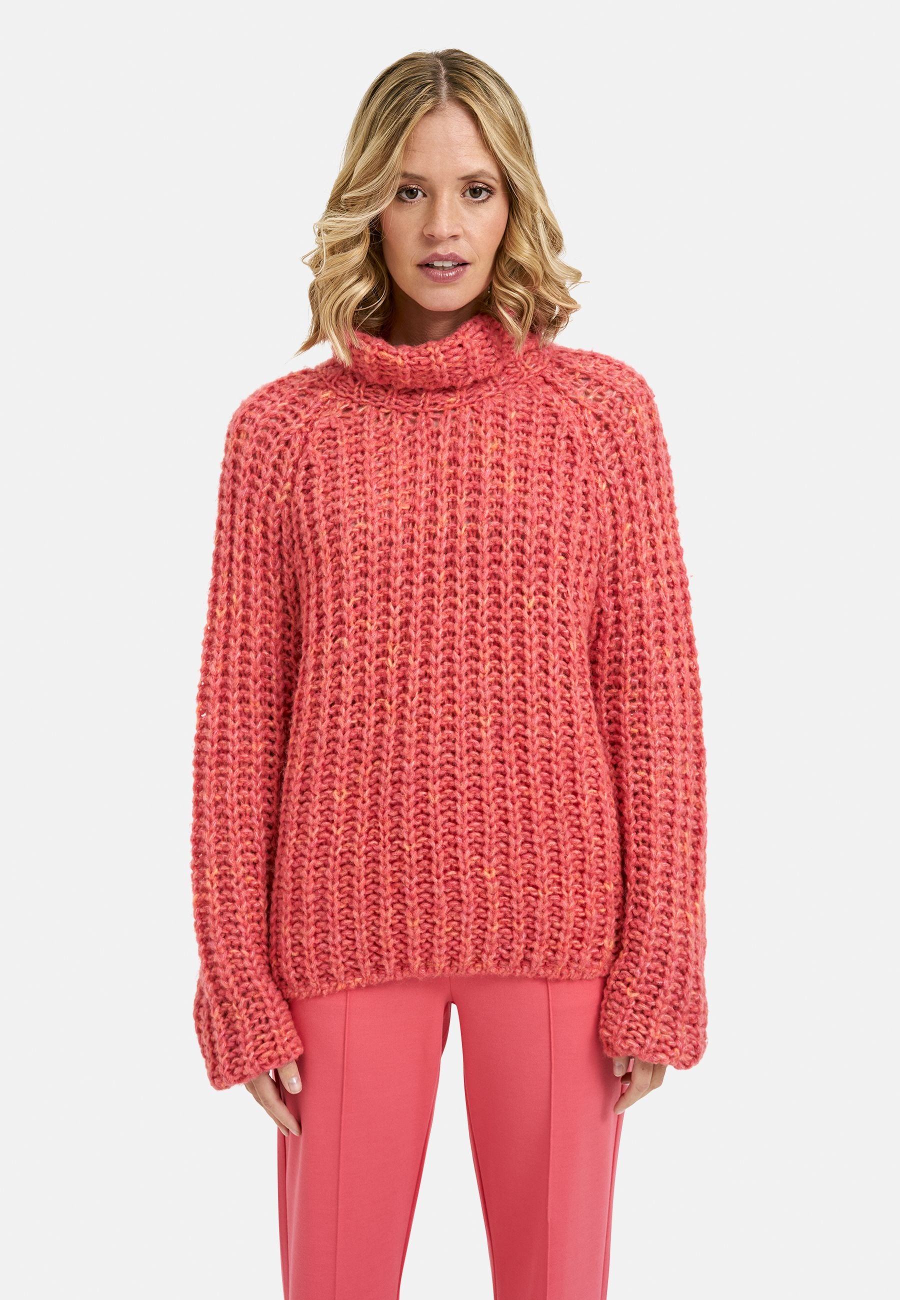 Smith&Soul Damen Pullover Effect Yarn rosa