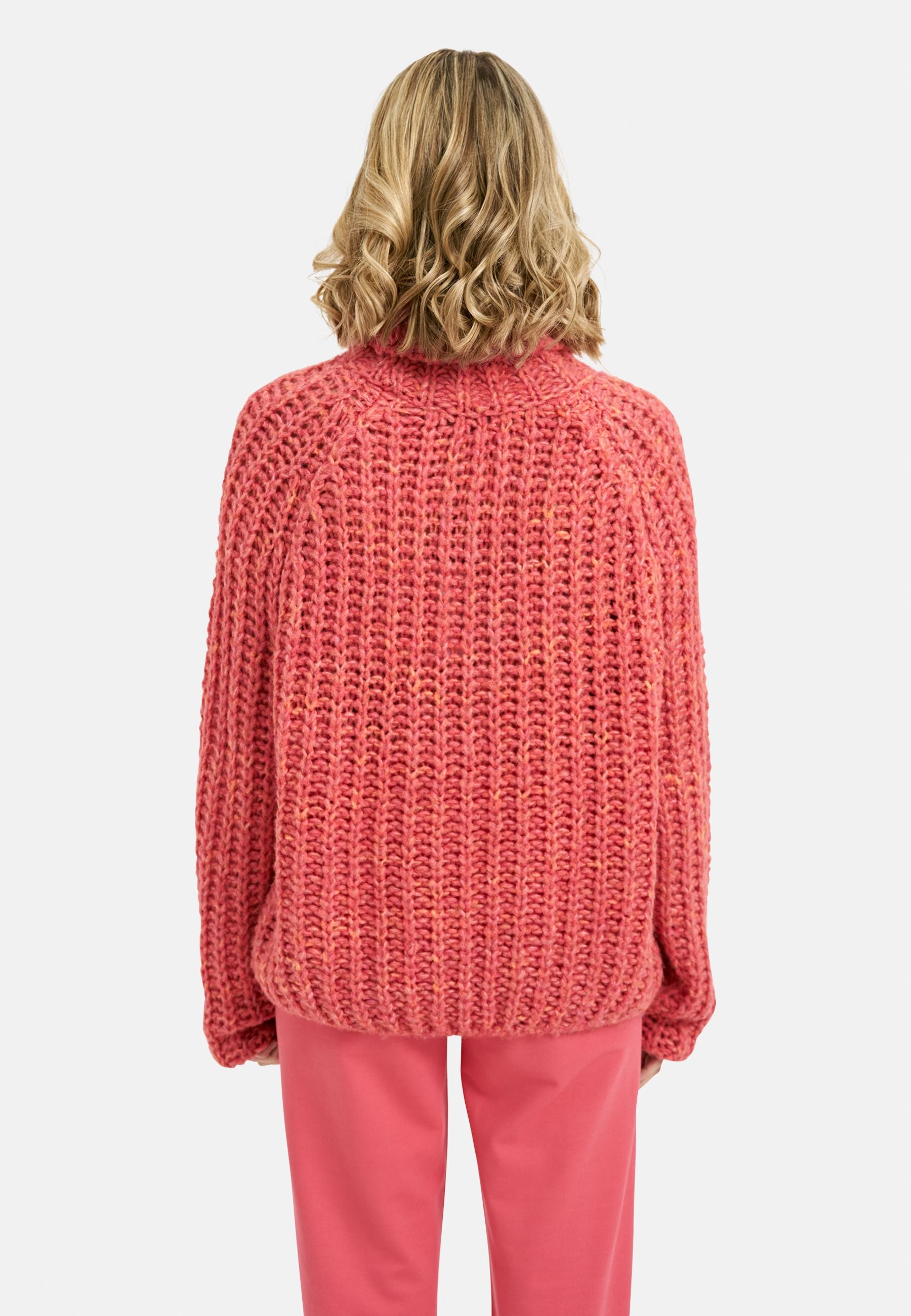 Smith&Soul Damen Pullover Effect Yarn rosa
