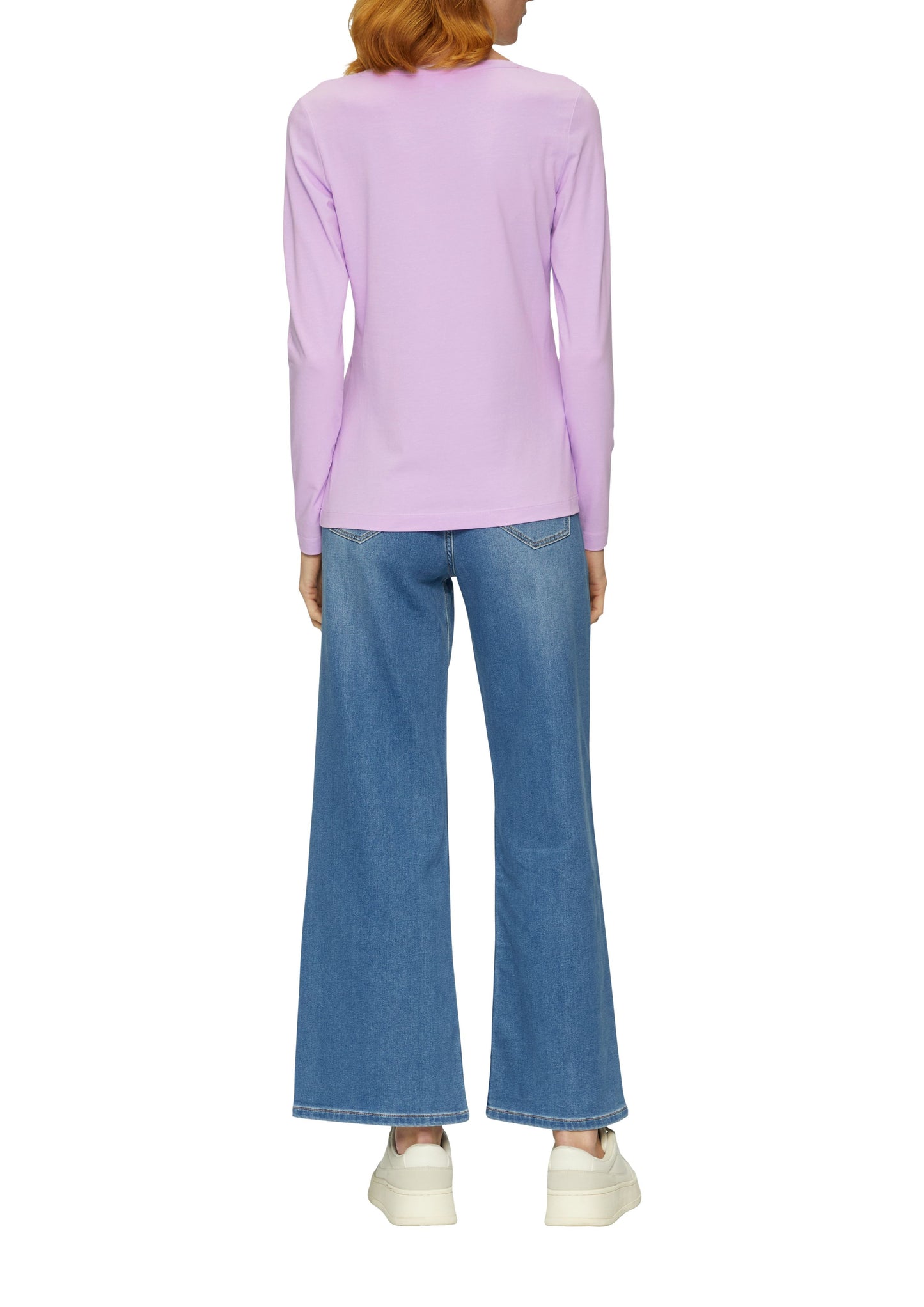 s. Oliver Damen Longsleeve violett