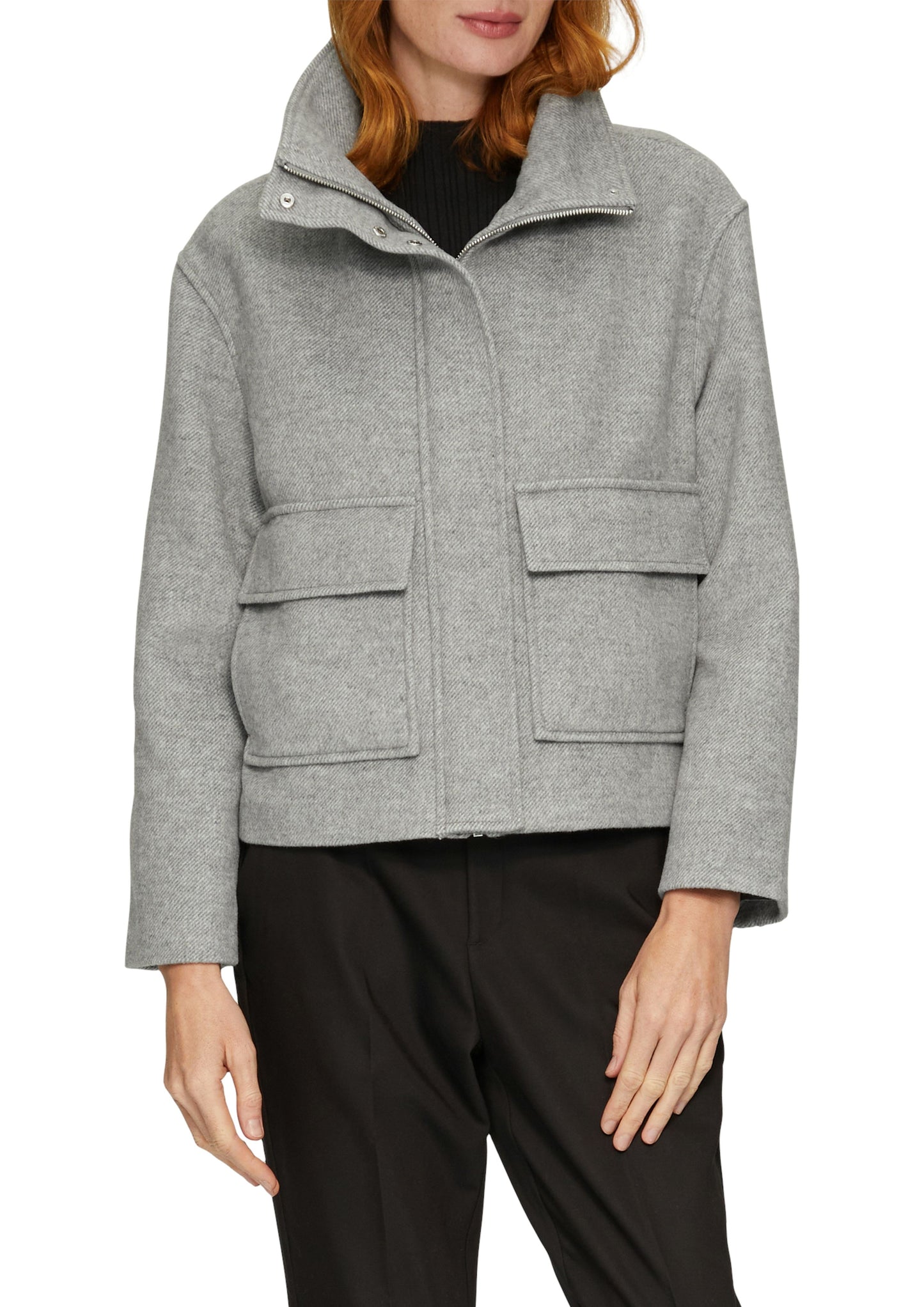 s. Oliver Damen Jacke grau