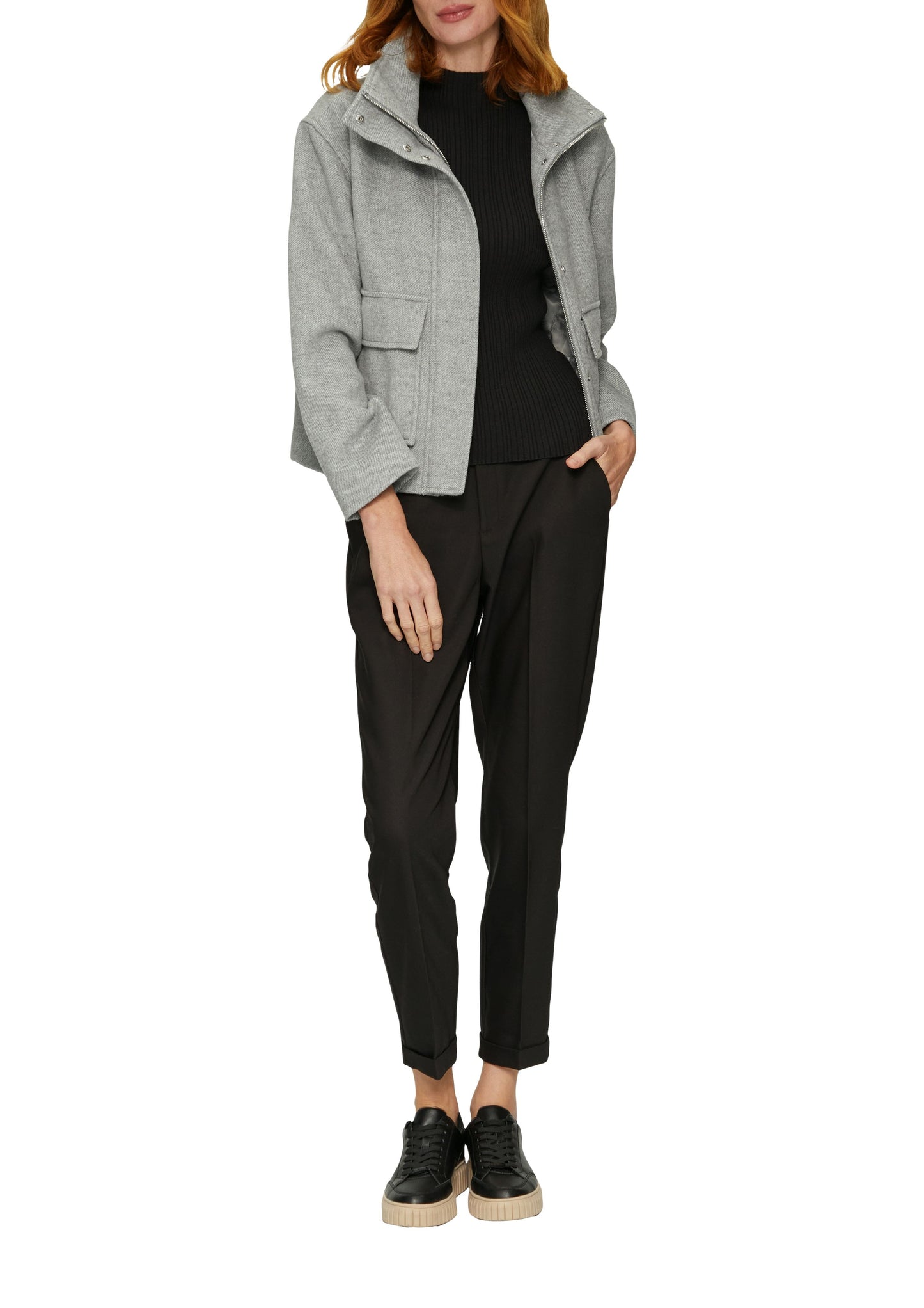 s. Oliver Damen Jacke grau