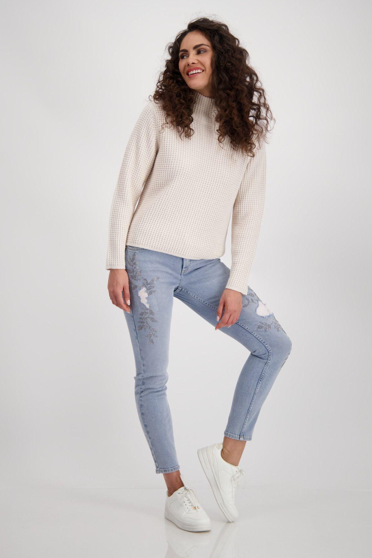 Monari Damen Pullover beige