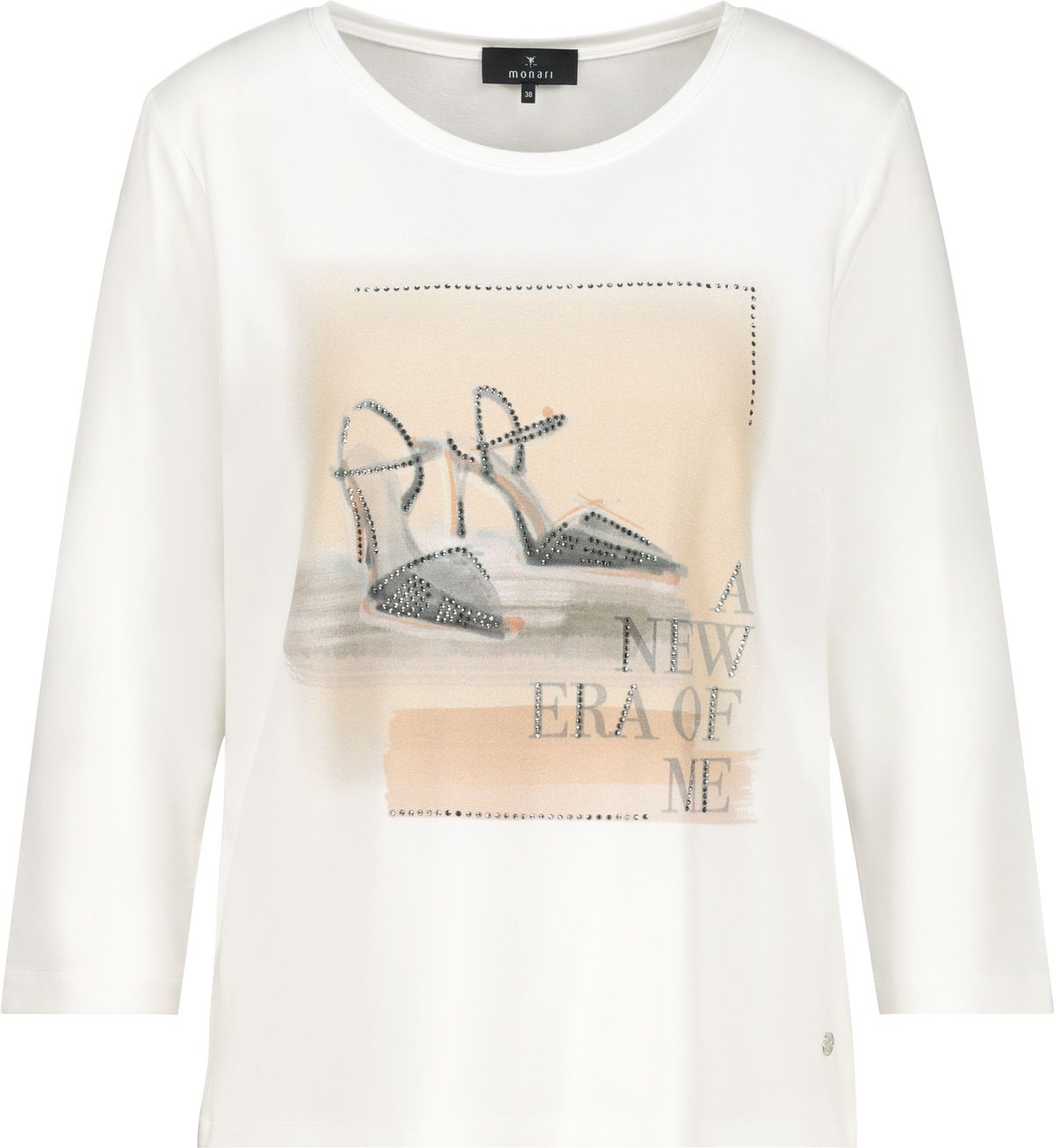 Monari Damen Longsleeve weiß