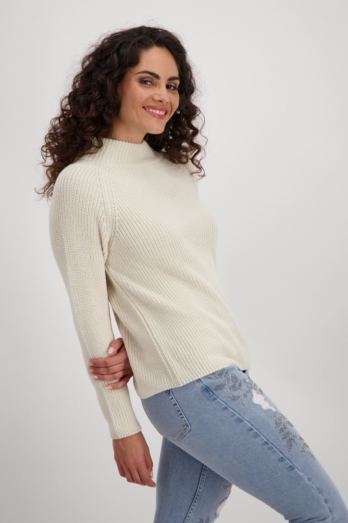 monari Damen Pullover beige