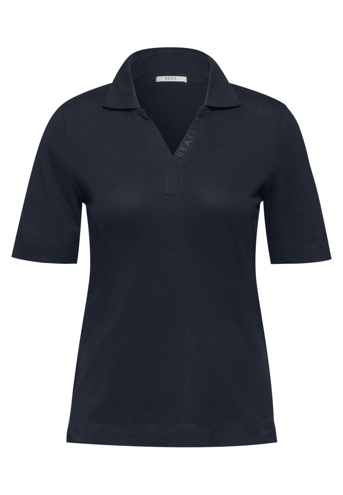 Cecil Damen Polo-Shirt XXL blau