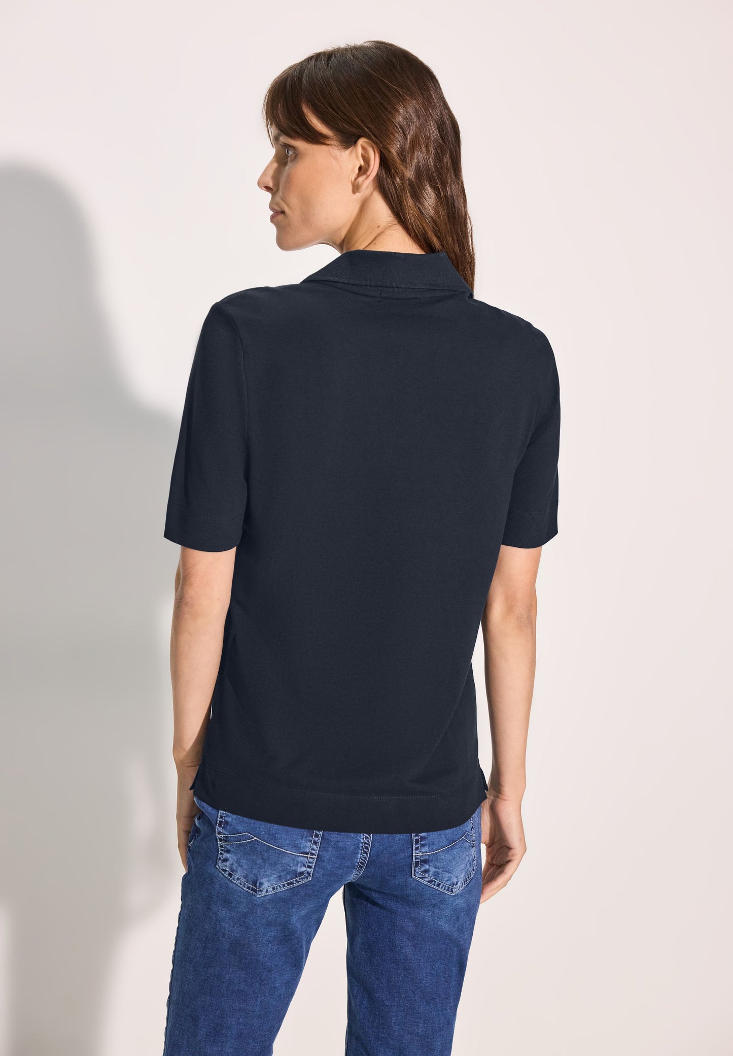 Cecil Damen Polo-Shirt blau