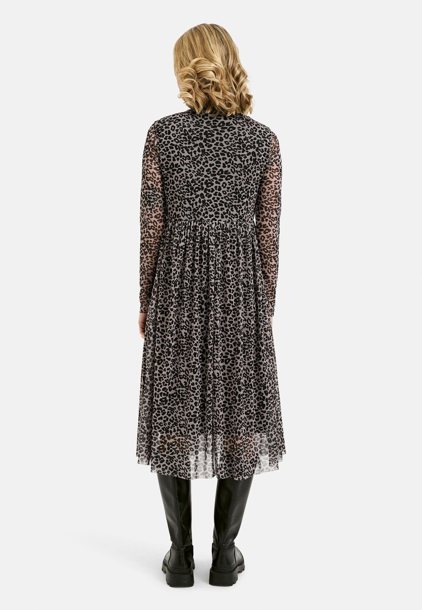 Smith&Soul Damen Kleid Leo Mesh beige