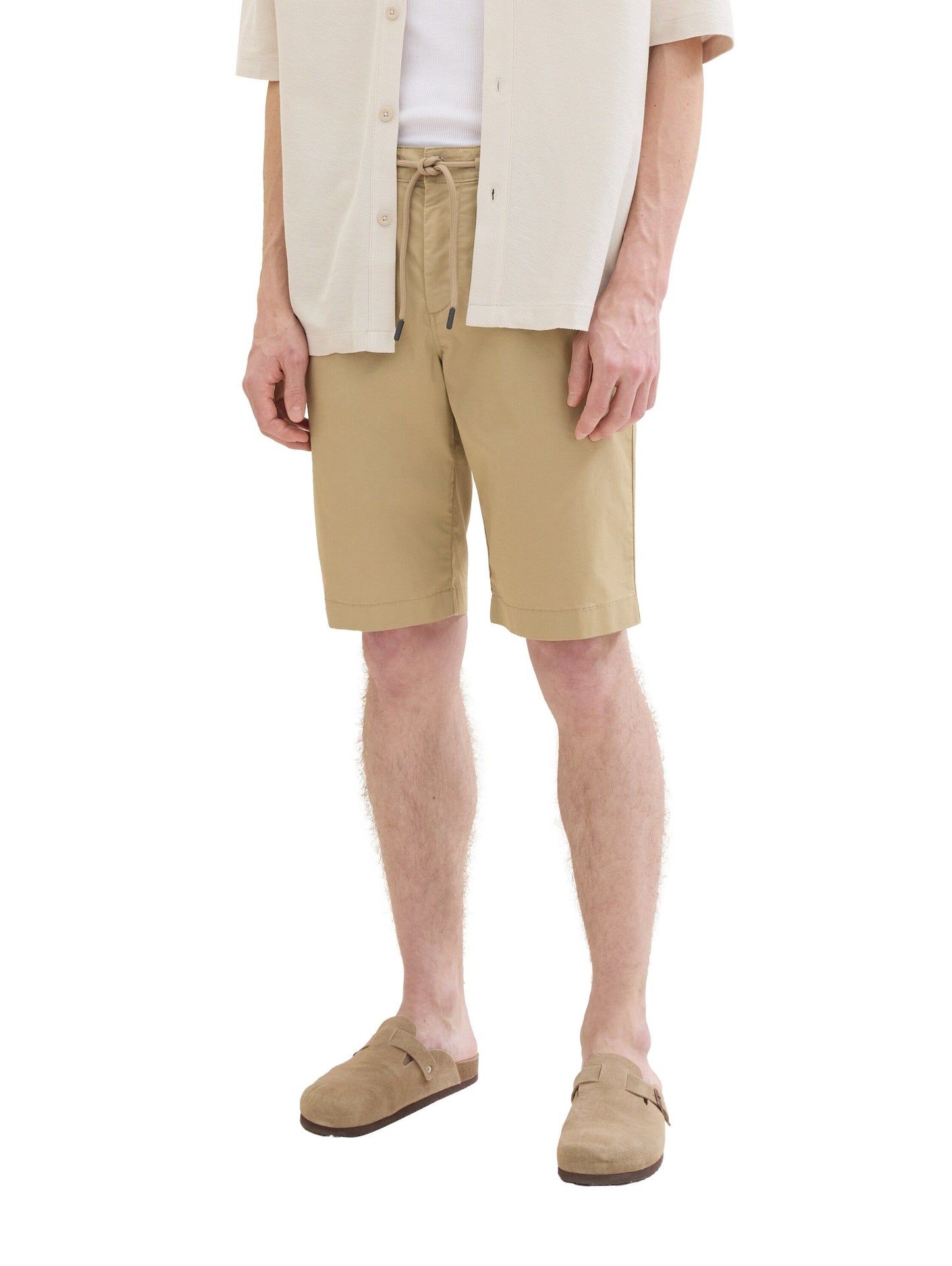 Tom Tailor Herren Tech Chino Shorts braun