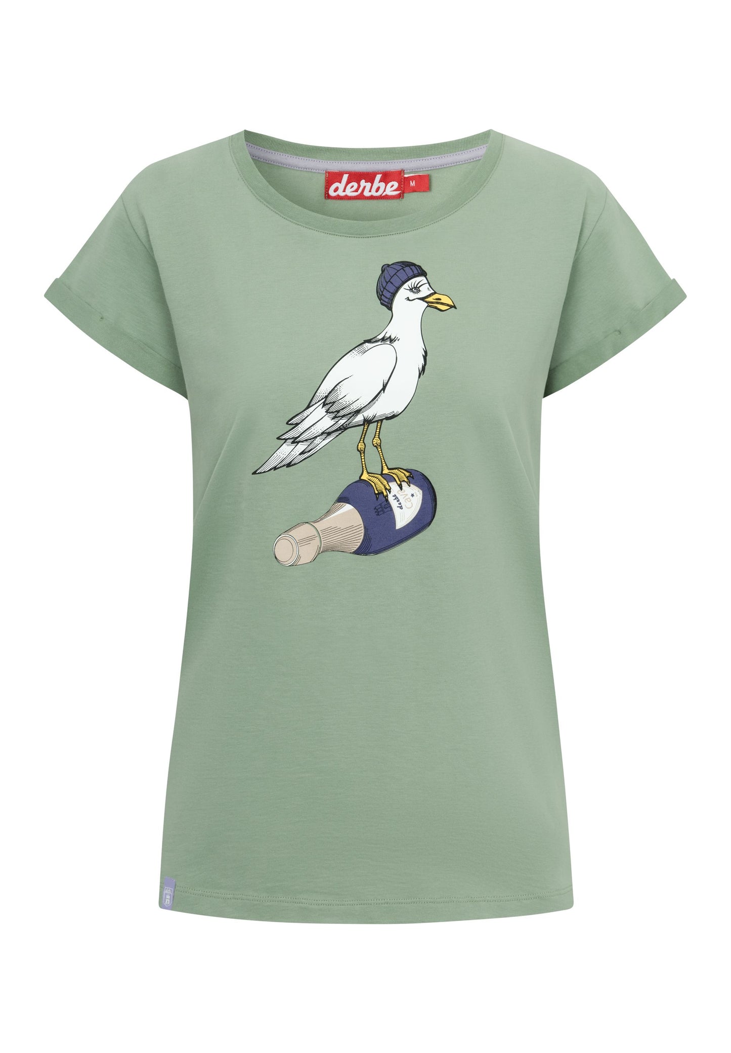 derbe Damen Shirt Sturmmöwin grün