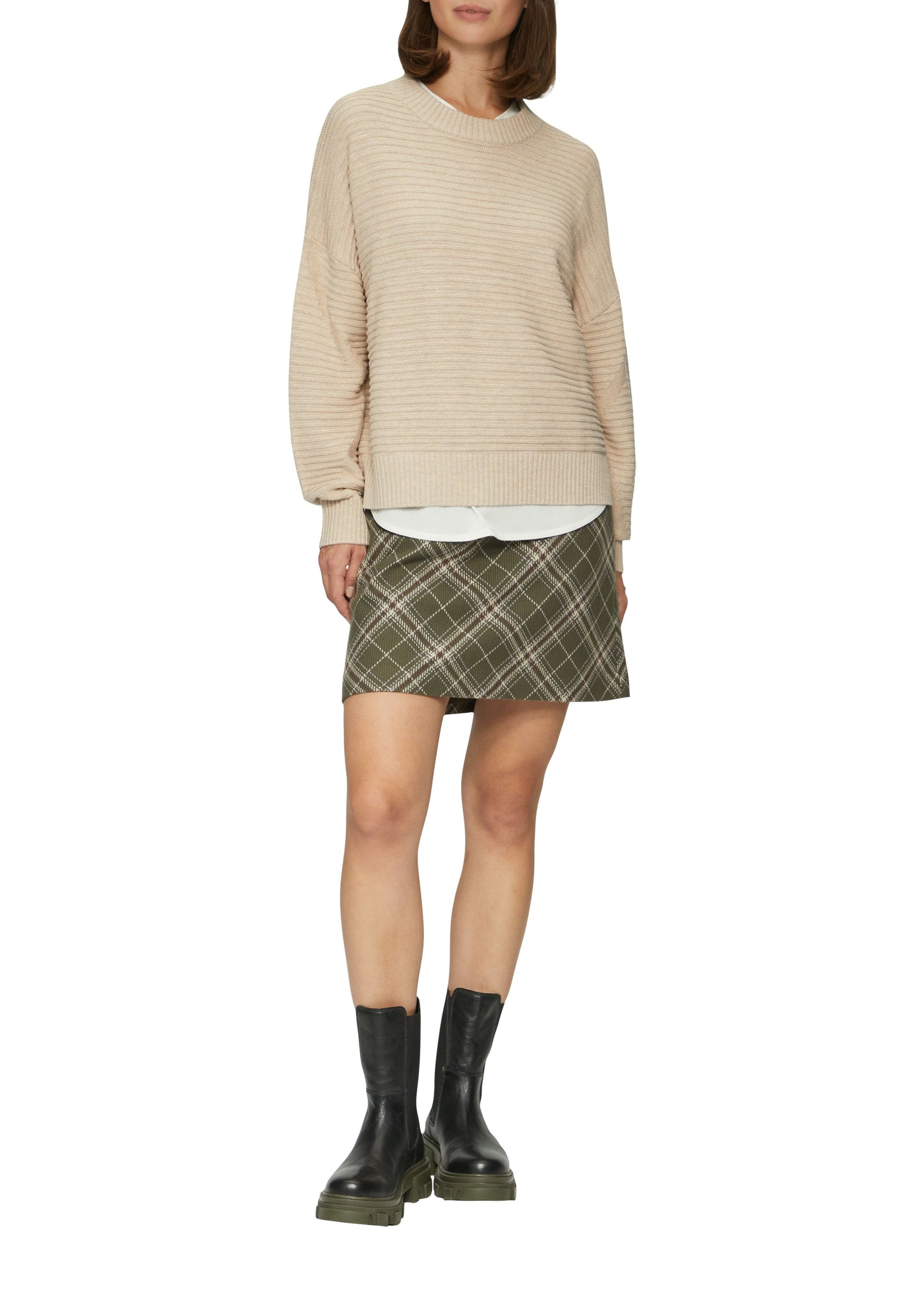 s. Oliver Damen T-Shirt weiß
