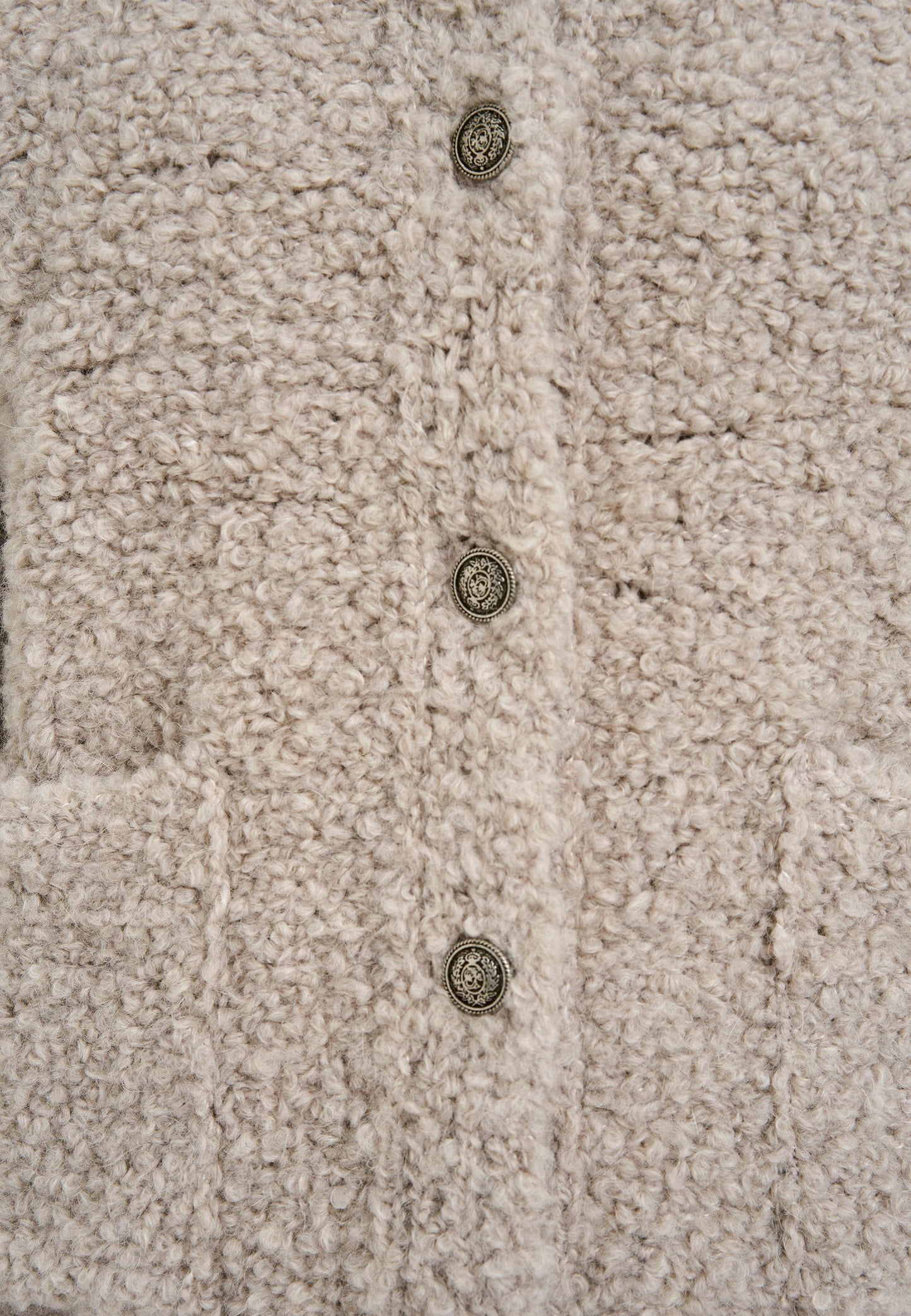 Smith&Soul – Smith&Soul Damen Short Boucle Button Cardigan