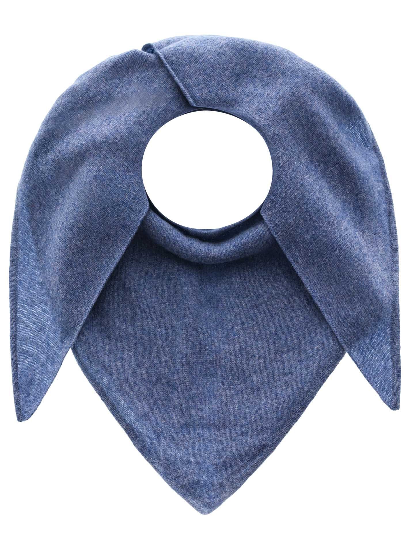 Kurt Kölln Damen Dreieckstuch Cashmere blau