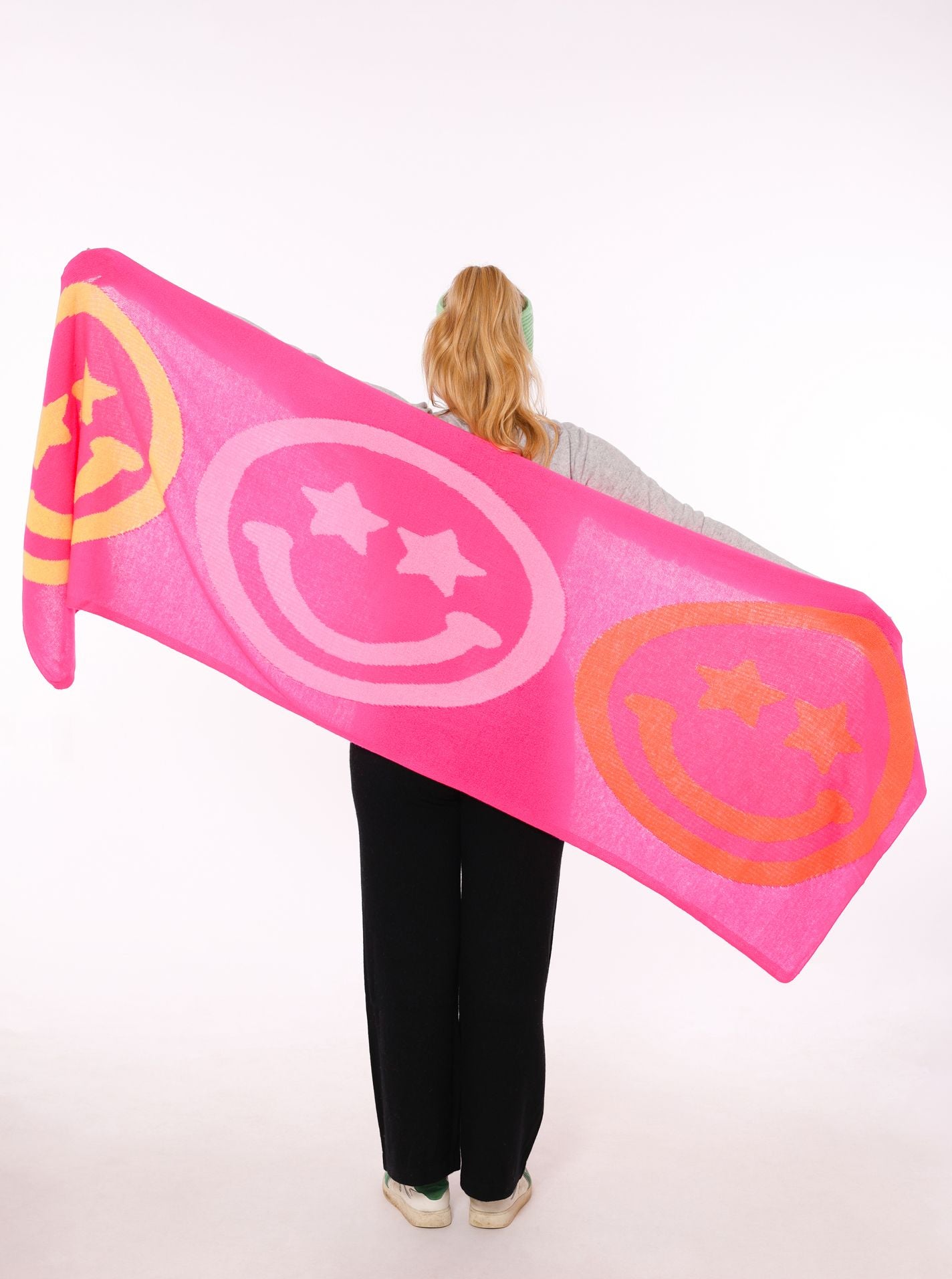 Kurt Kölln Damen Happy Face Schal pink