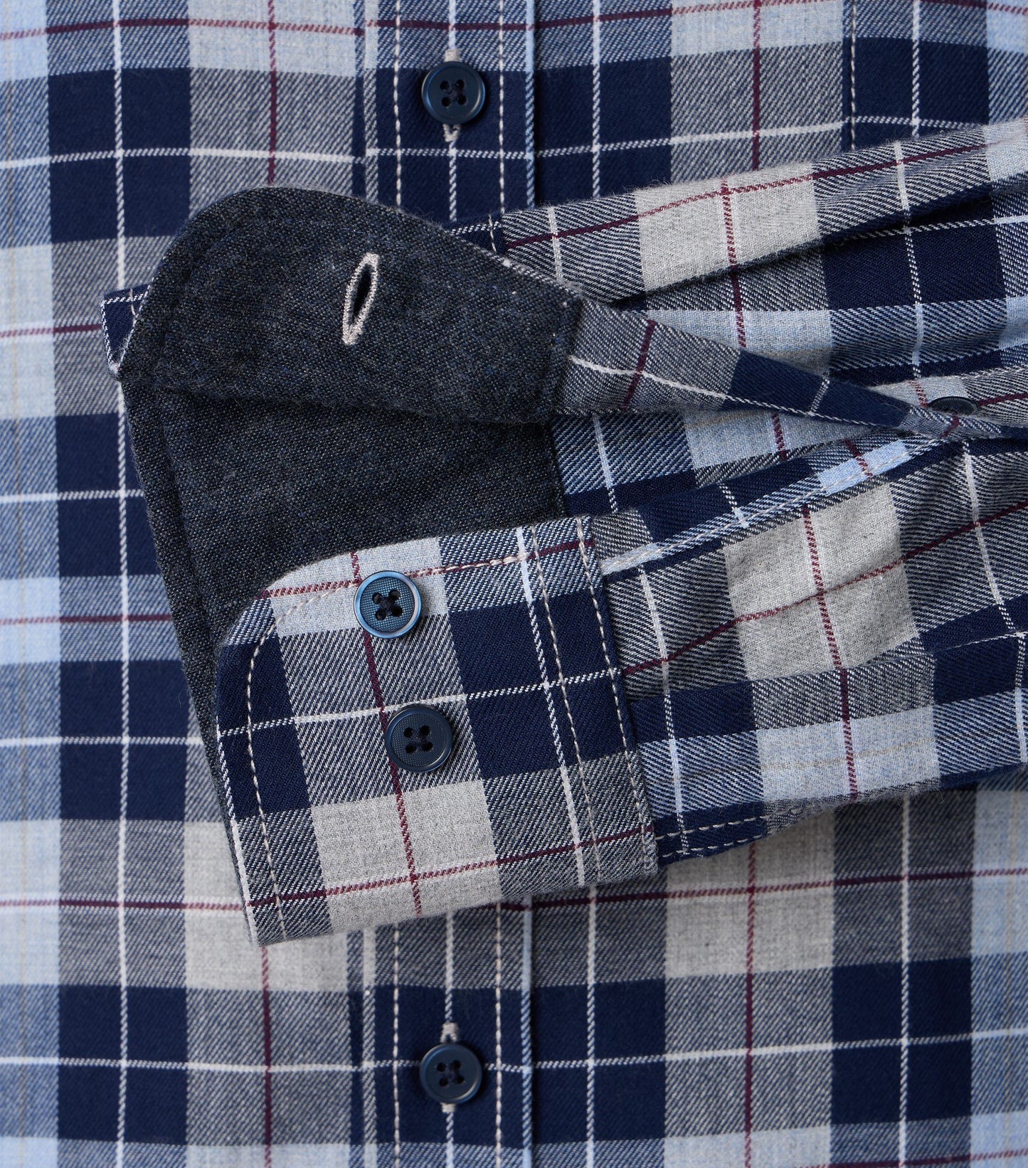 Casa Moda Herren Freizeithemd blau