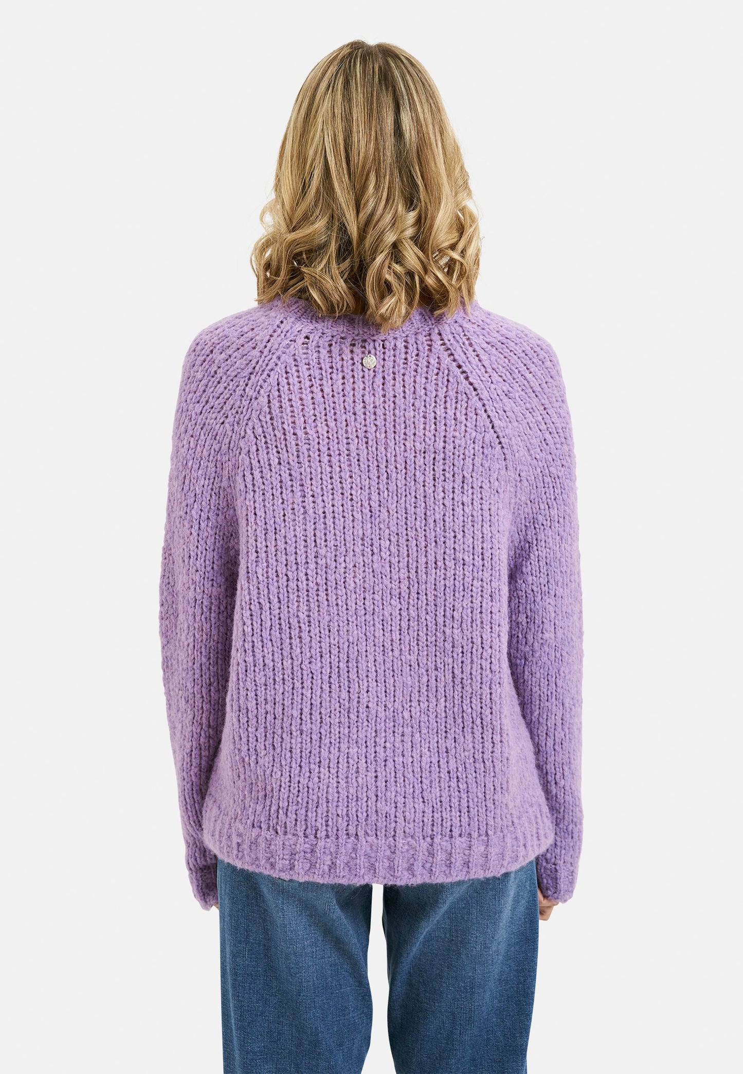 Smith&Soul Damen Pullover Raglanstrick violett