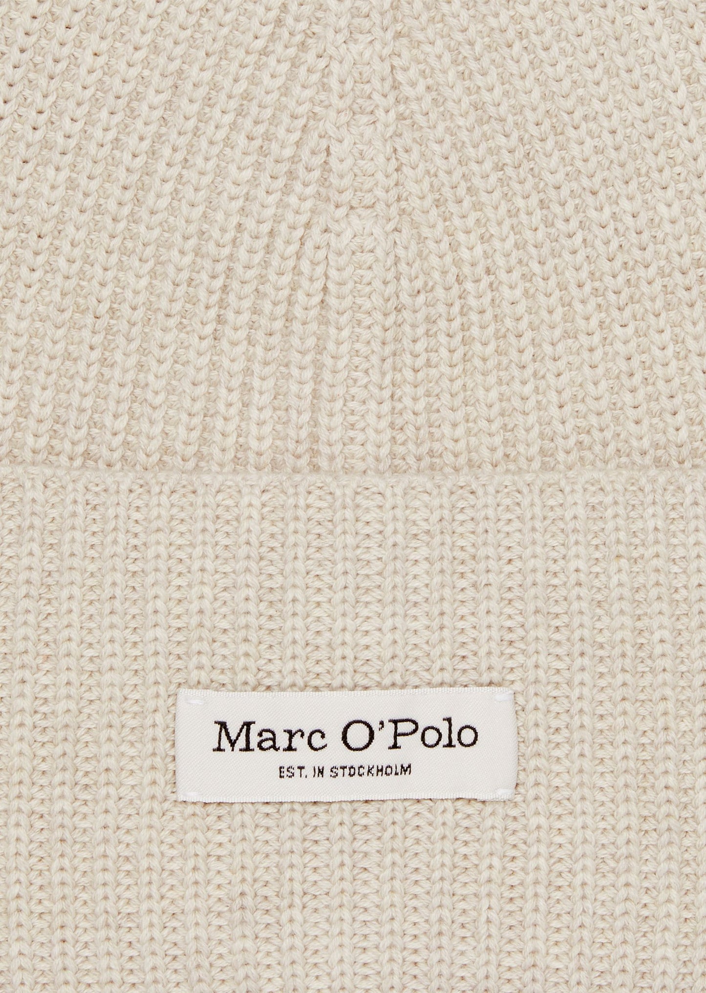 Marc O'Polo Damen Strickmütze weiß