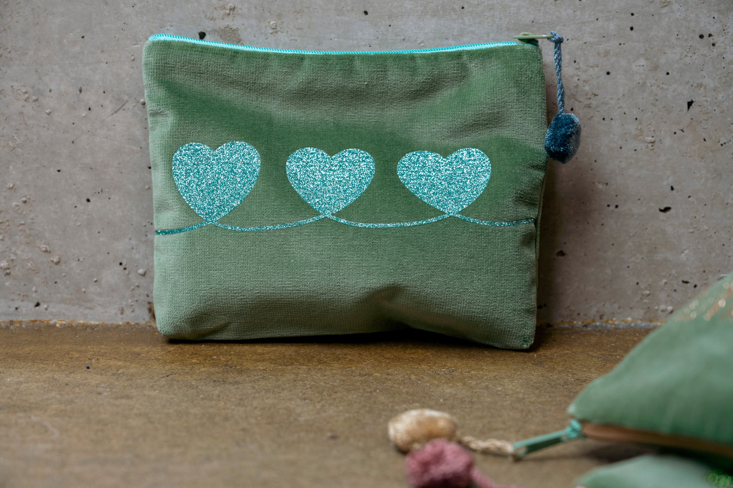 Frau Heidelberg – Frau Heidelberg Kosmetiktasche 3 Herzen