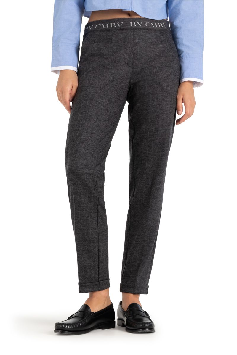 Cambio Damen Tuchhose Kim mehrfarbig