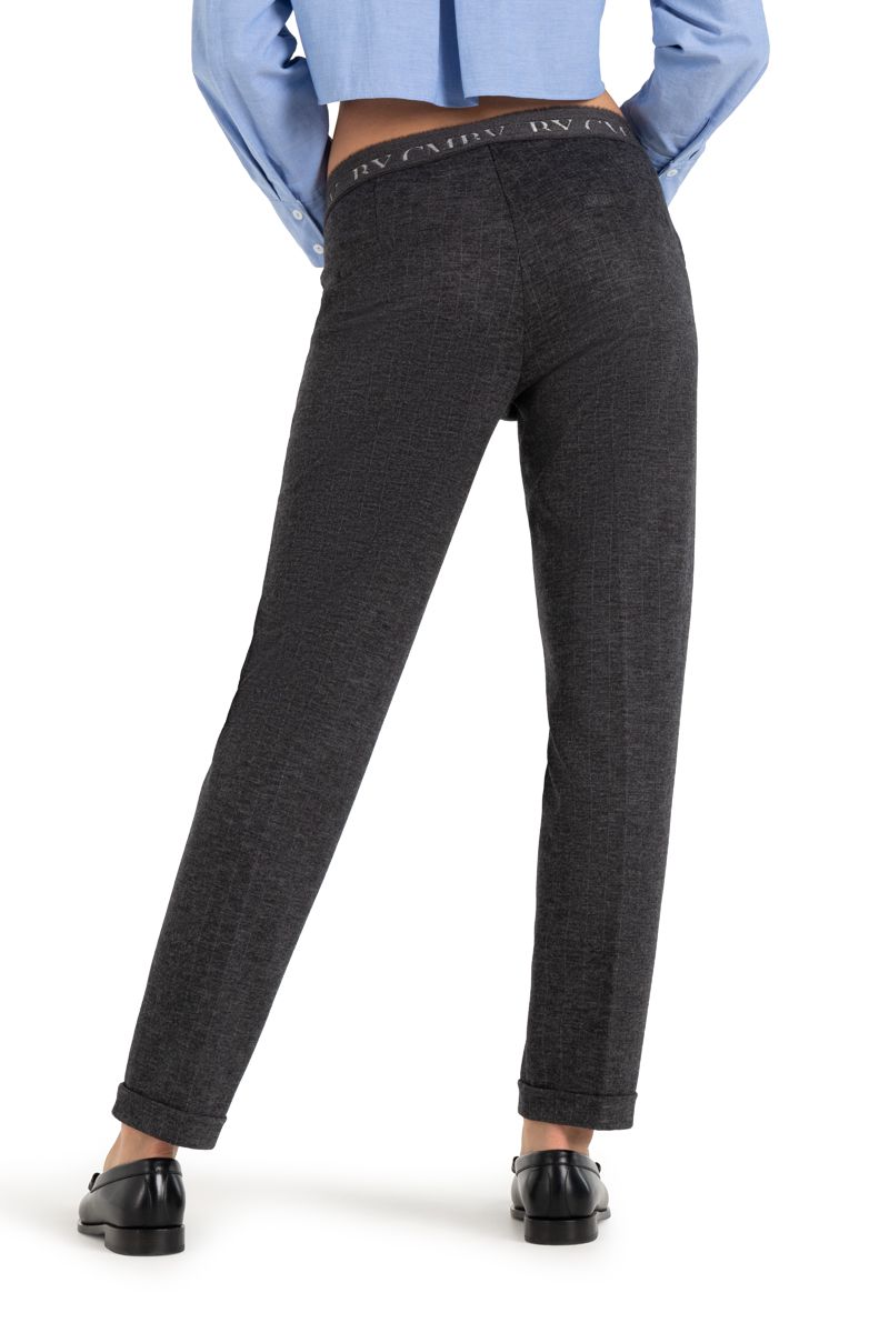 Cambio Damen Tuchhose Kim mehrfarbig