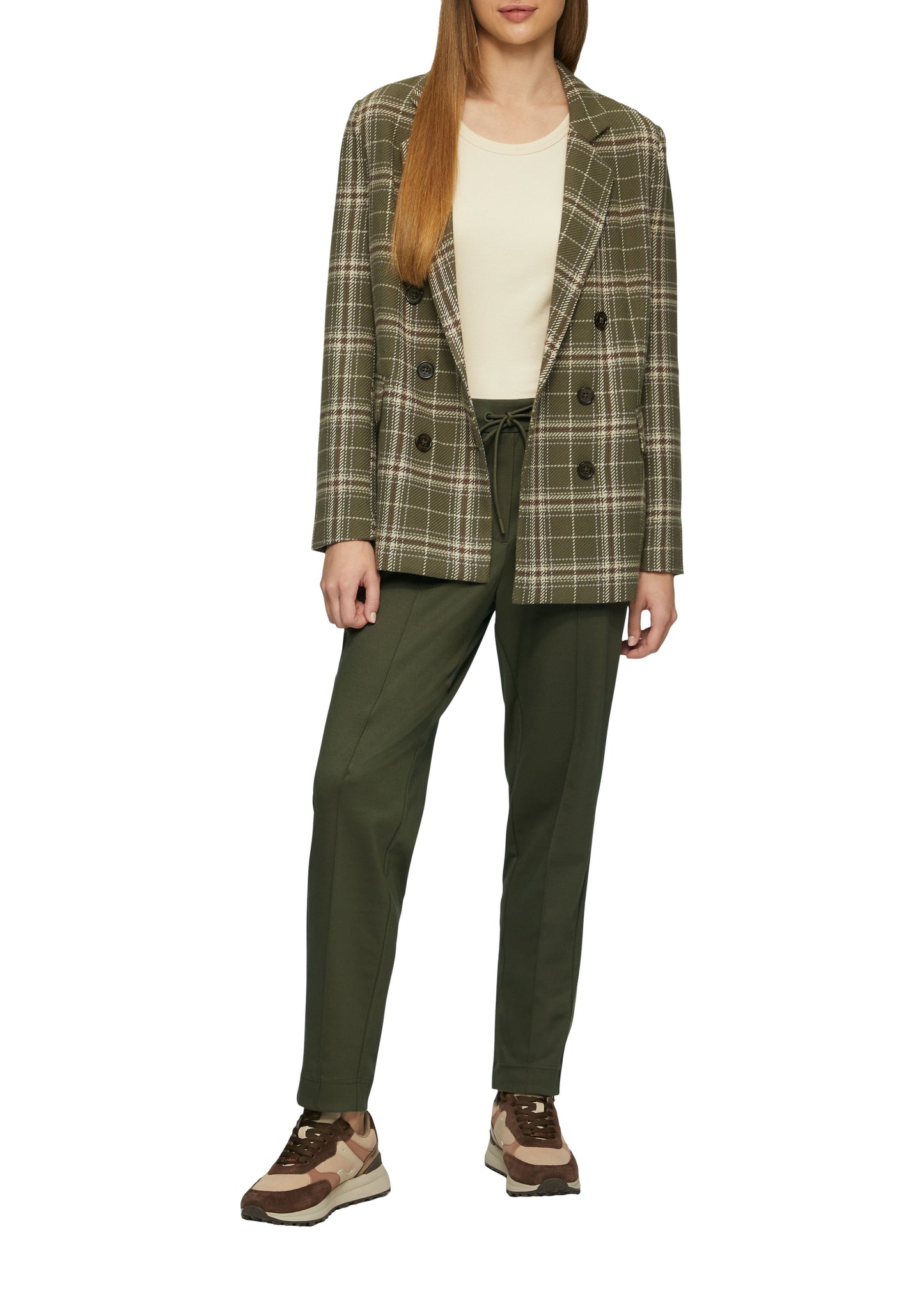 s.Oliver Damen Hose grün