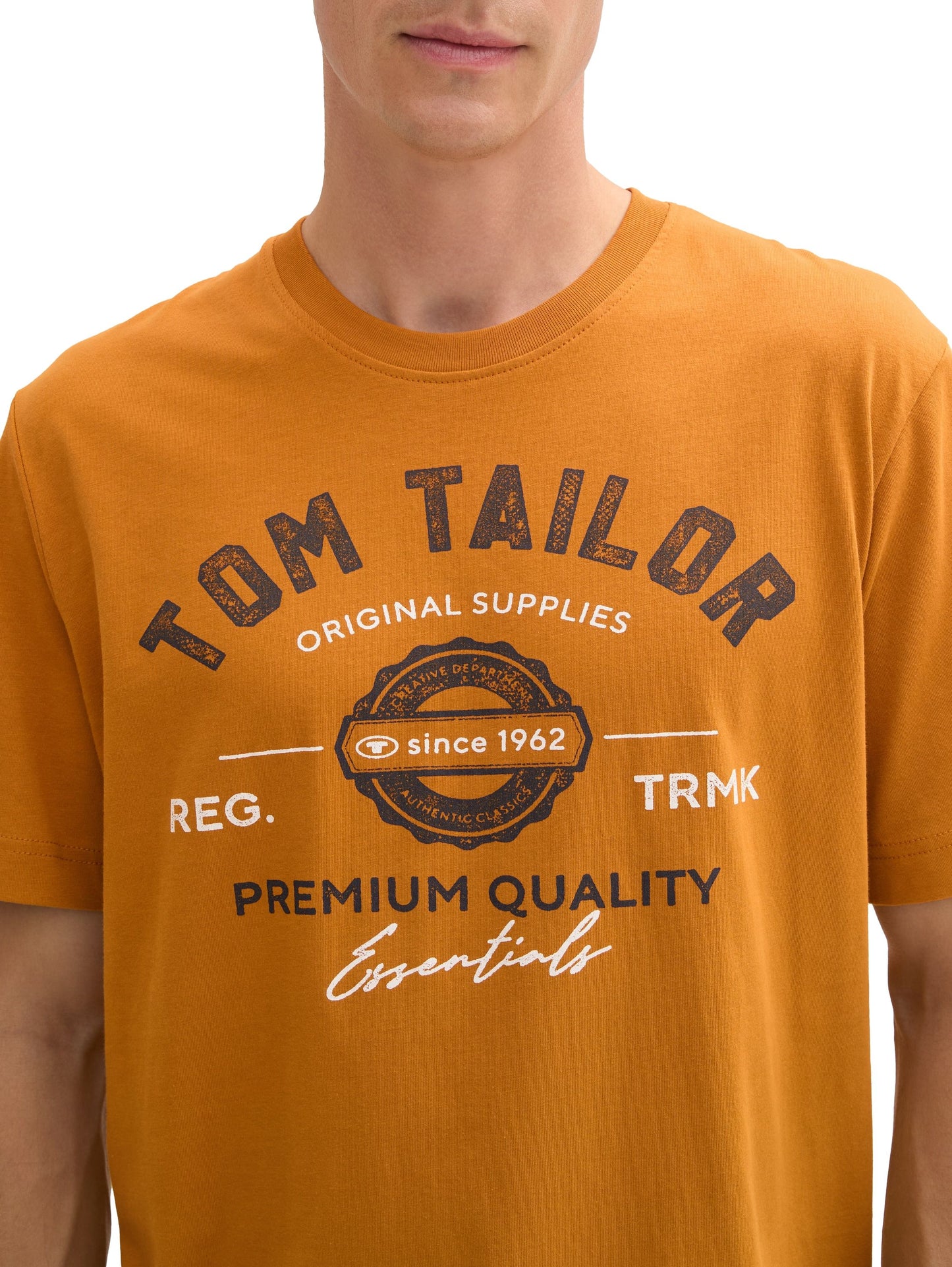 Tom Tailor – Tom Tailor Herren T-Shirt mit Logo Print