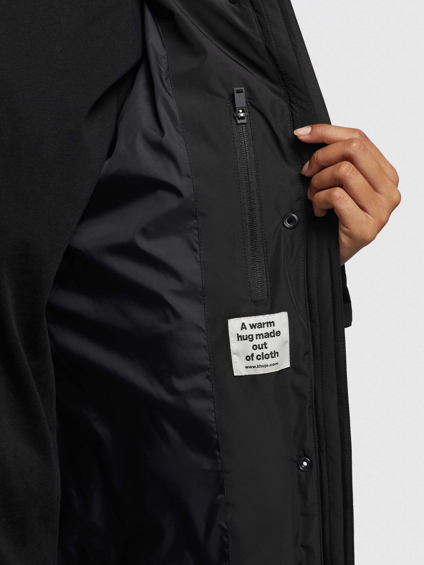 Khujo Damen Mantel SONJE5 schwarz