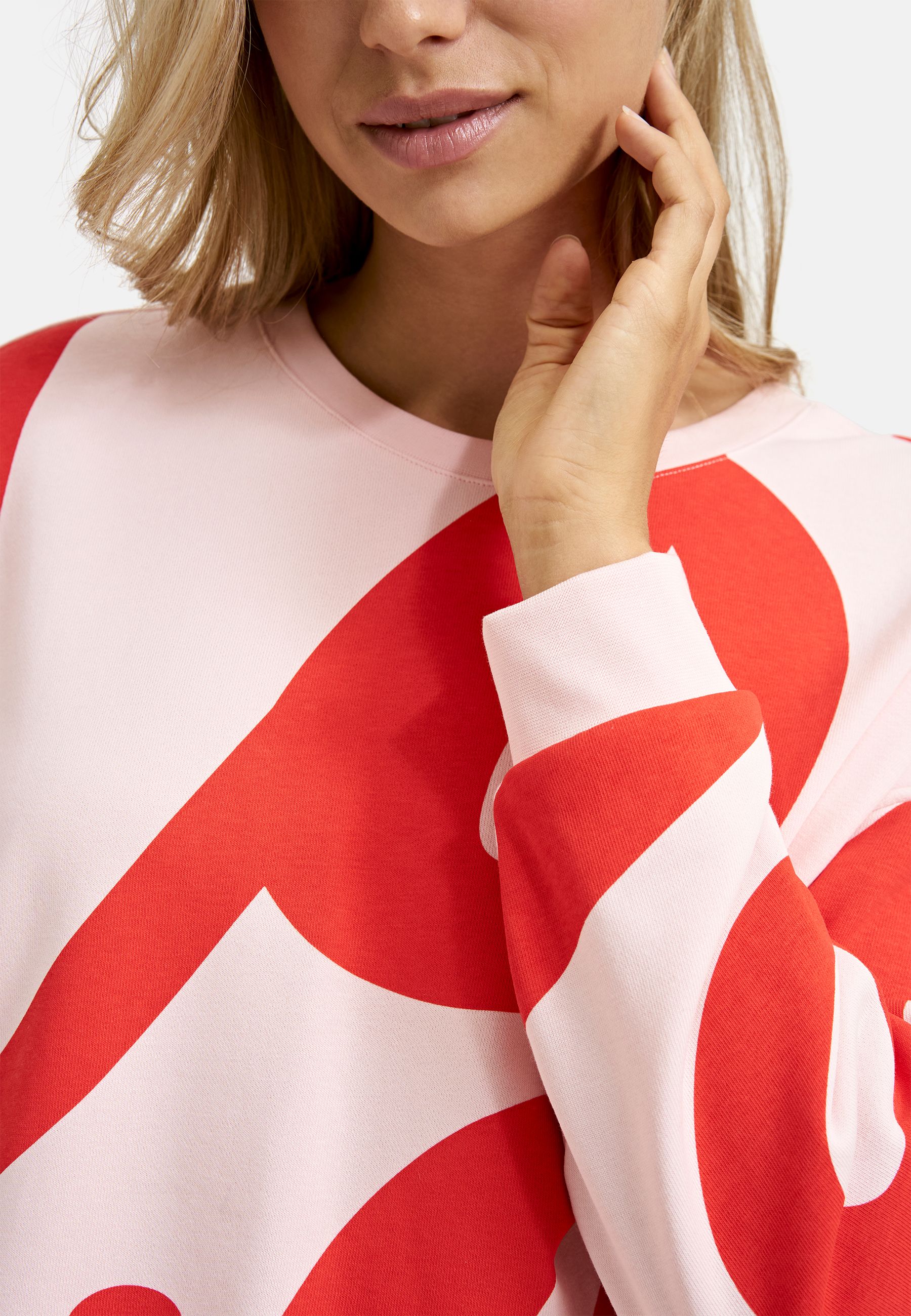 Smith&Soul Damen Sweatshirt Love rosa