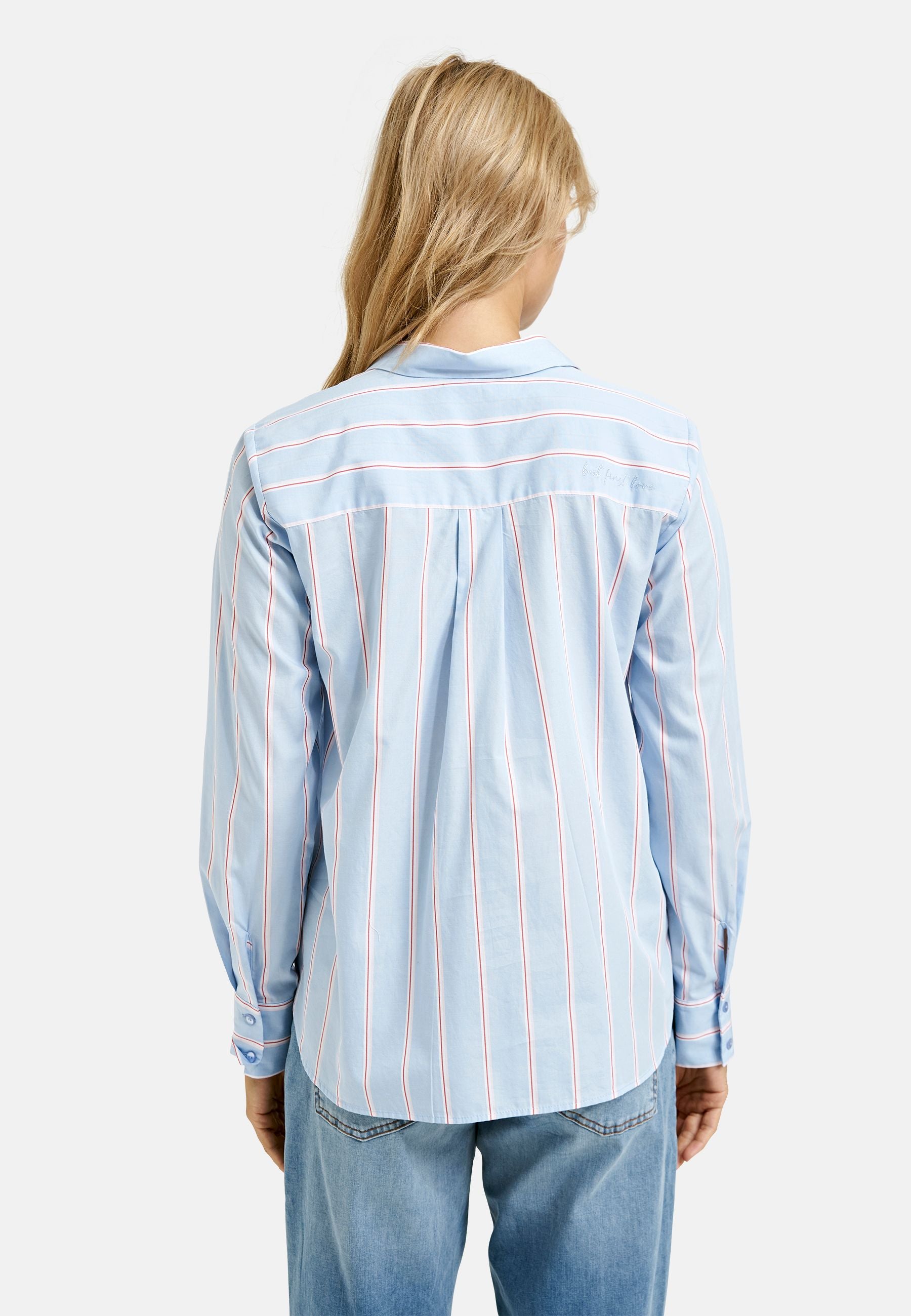 Smith&Soul Damen Hemdbluse blau