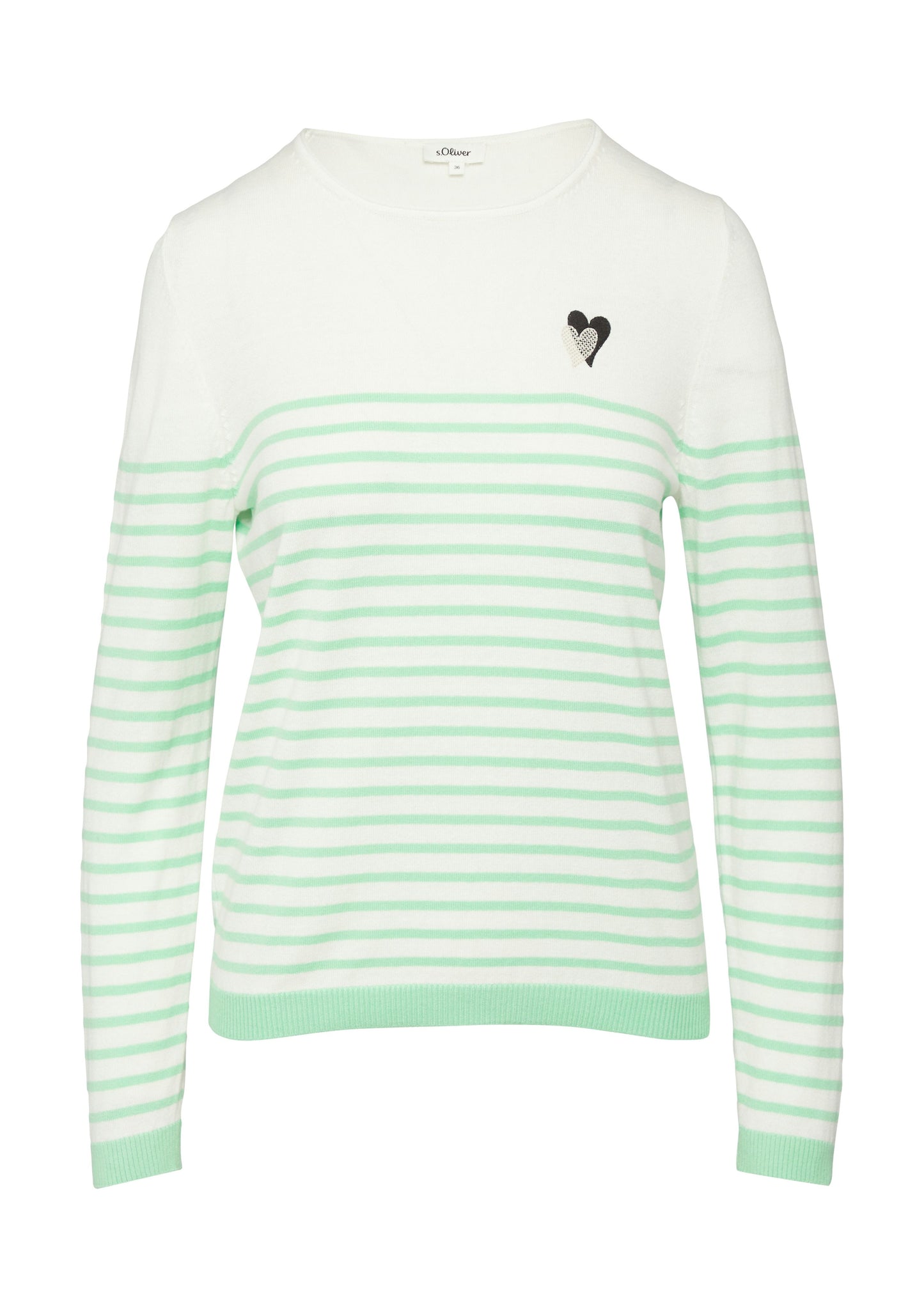 s.Oliver Damen Strickpullover grün