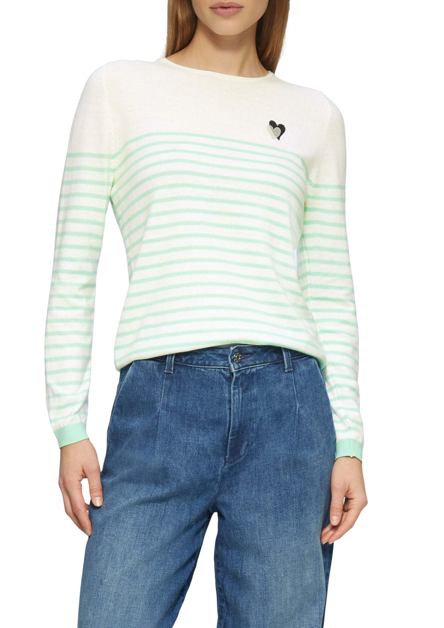s.Oliver Damen Strickpullover grün