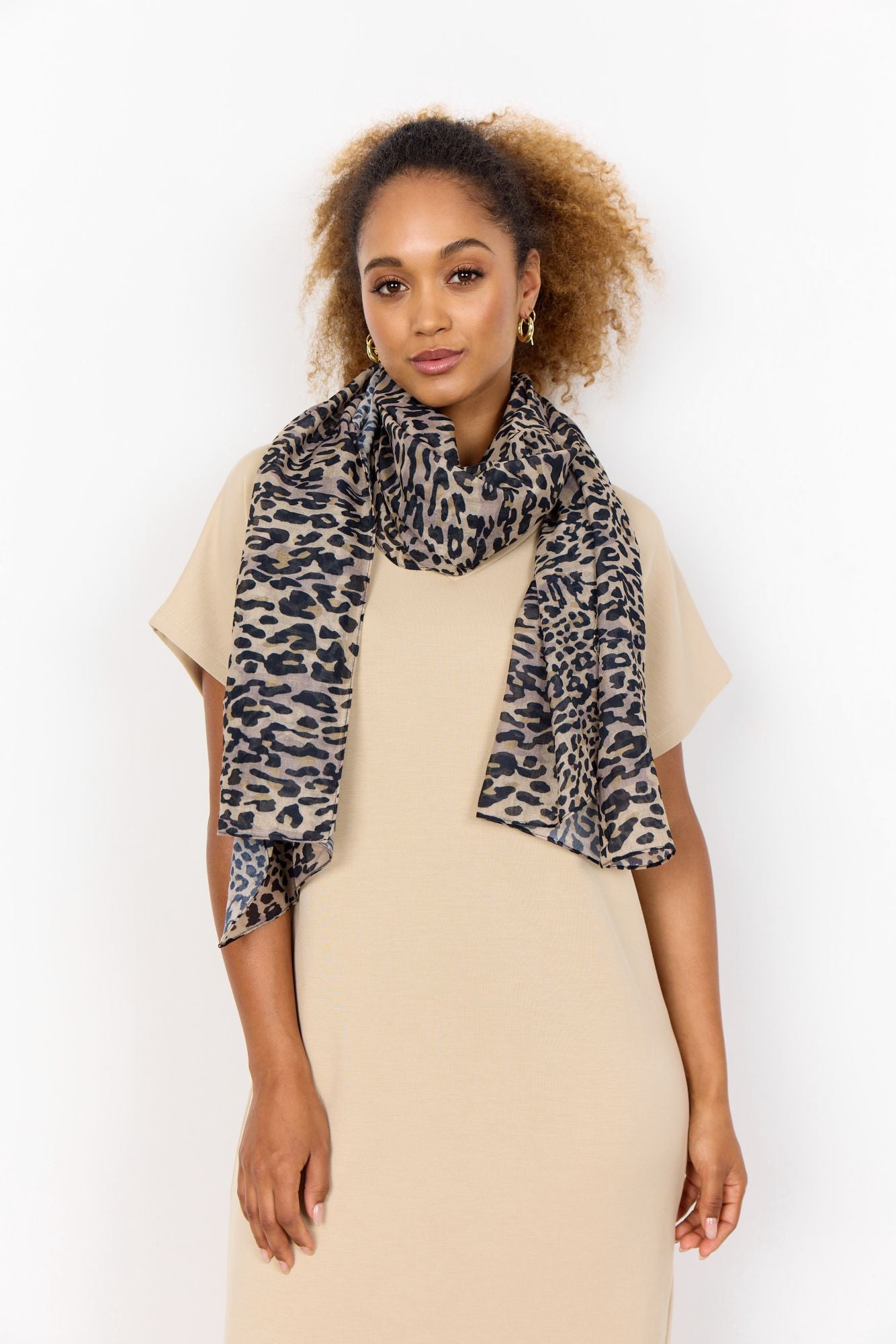 Soyaconcept Damen Schal SC-PRIMMI 1 beige