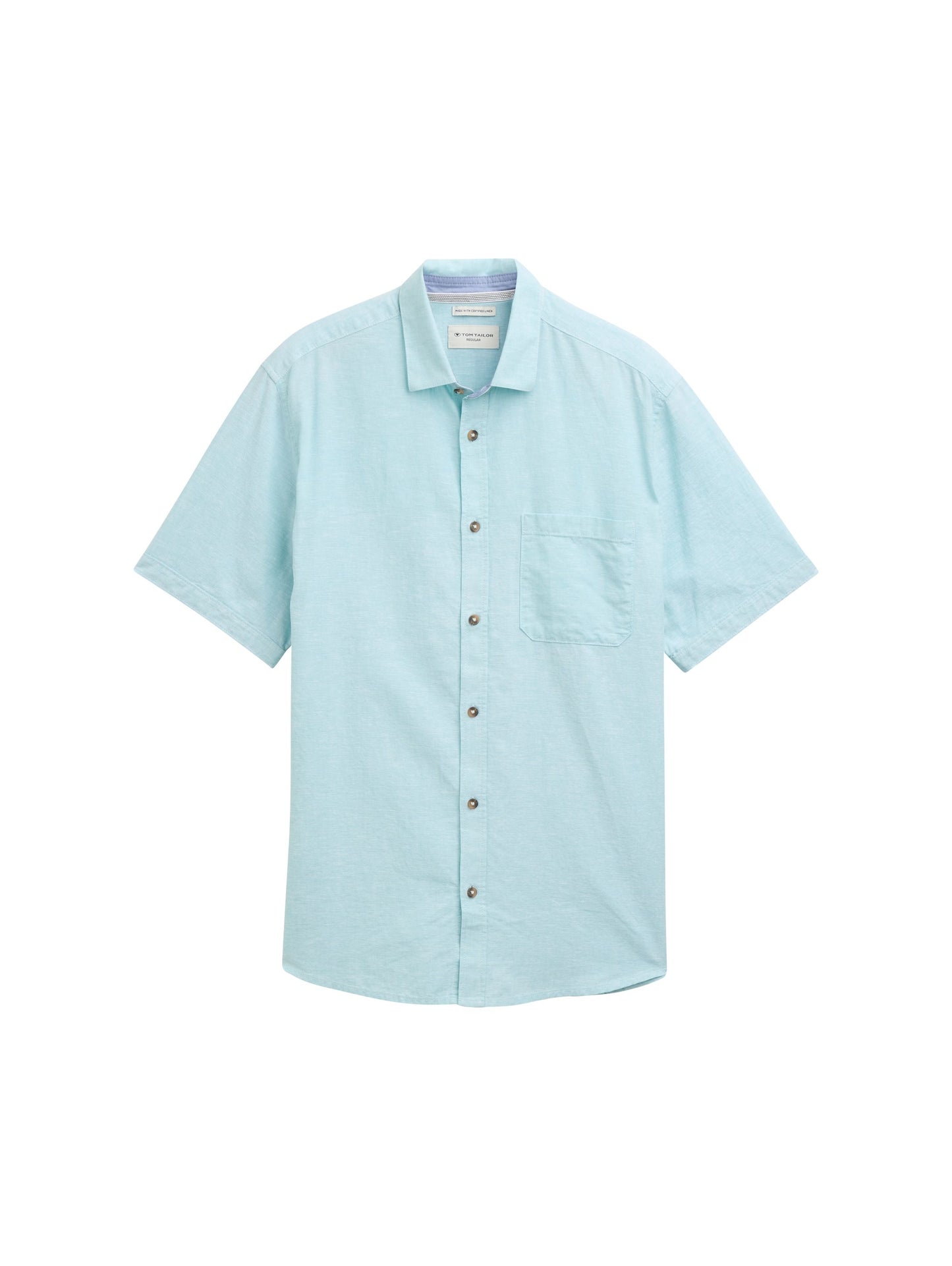 Tom Tailor Herren Kurzarmhemd XXXL grün