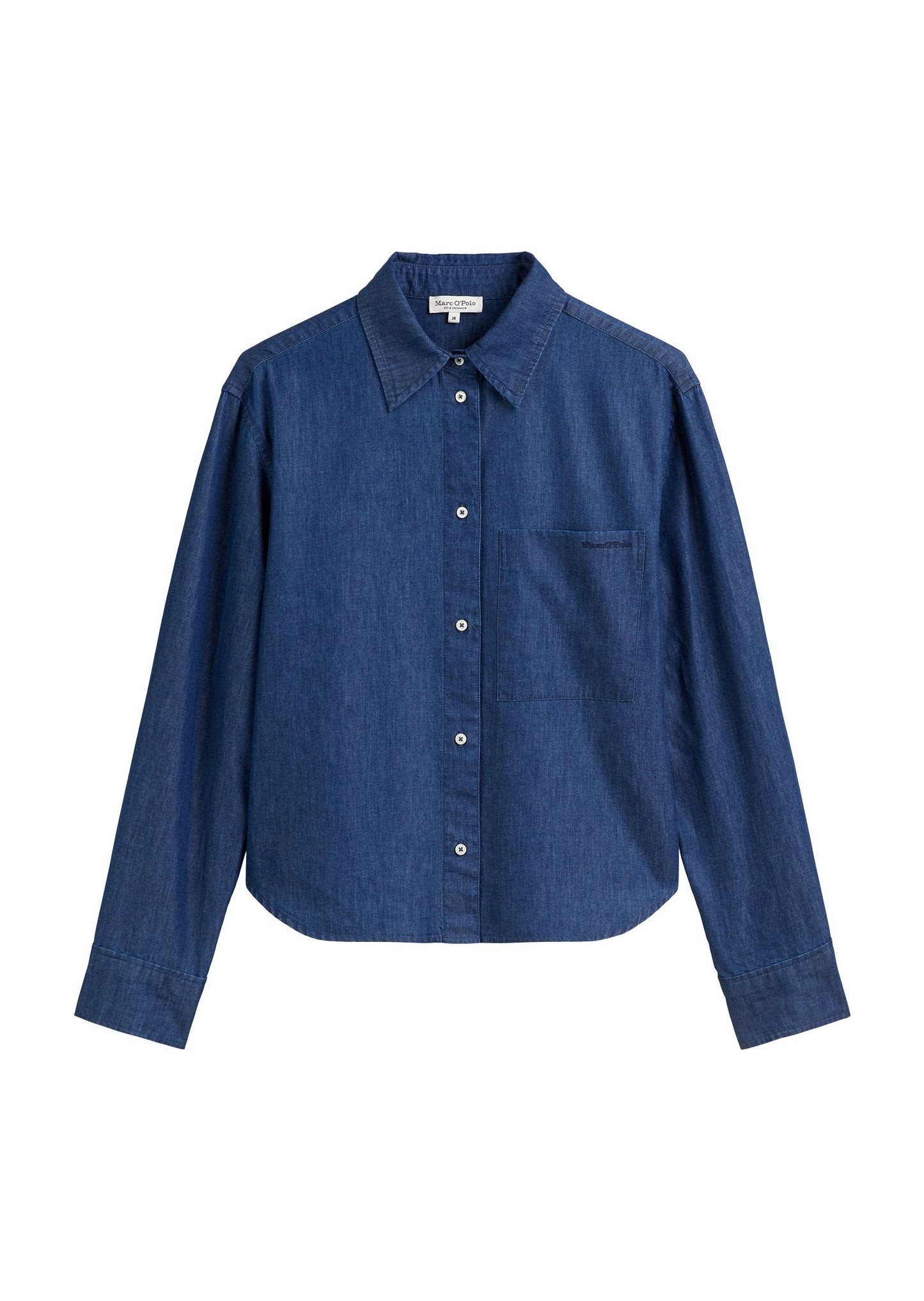 Marc O'Polo – Marc O'Polo Damen Crop-Bluse relaxed