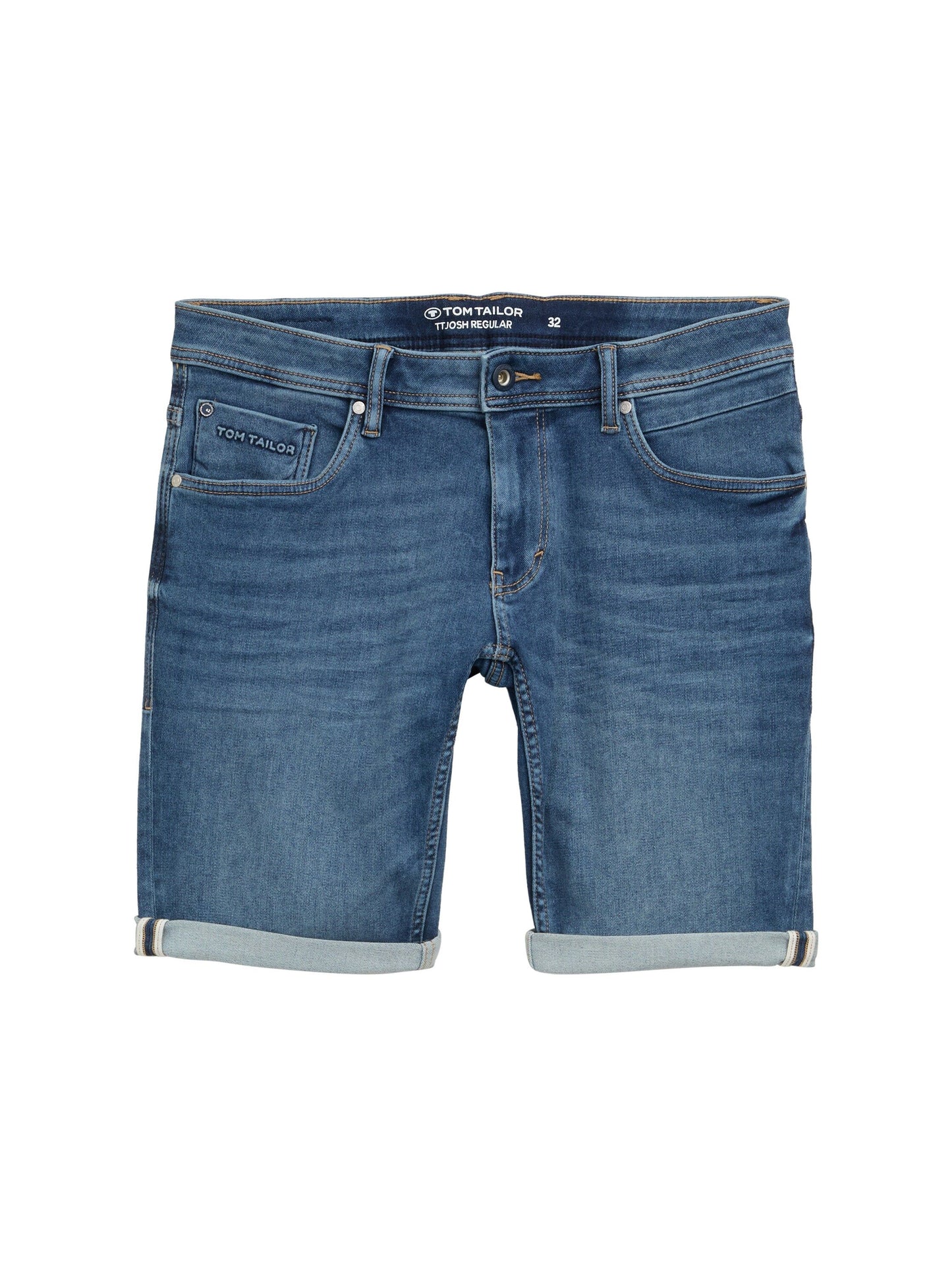 Tom Tailor Herren Jeans Short blau