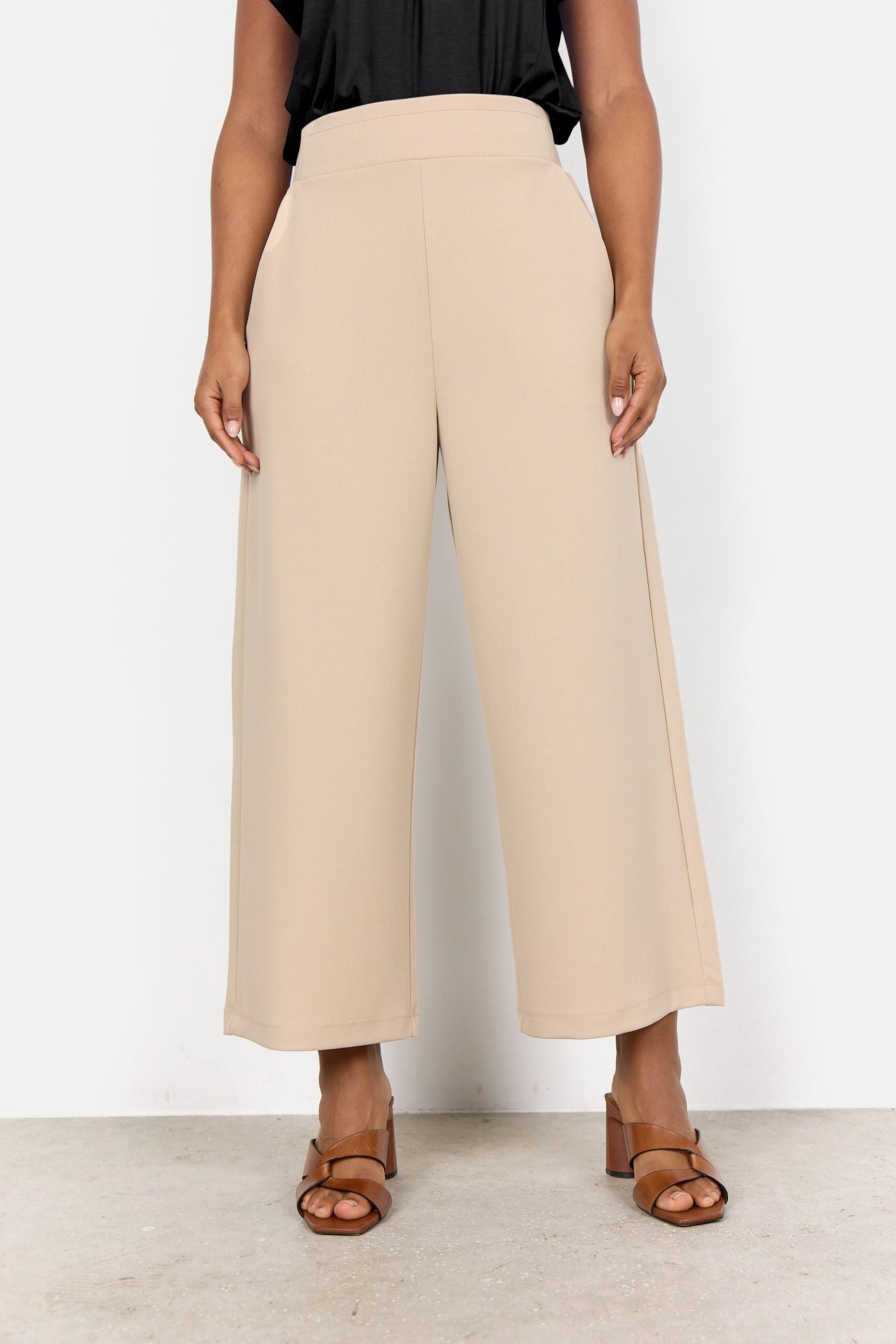 Soyaconcept Damen Hose SC-SIHAM 36 beige