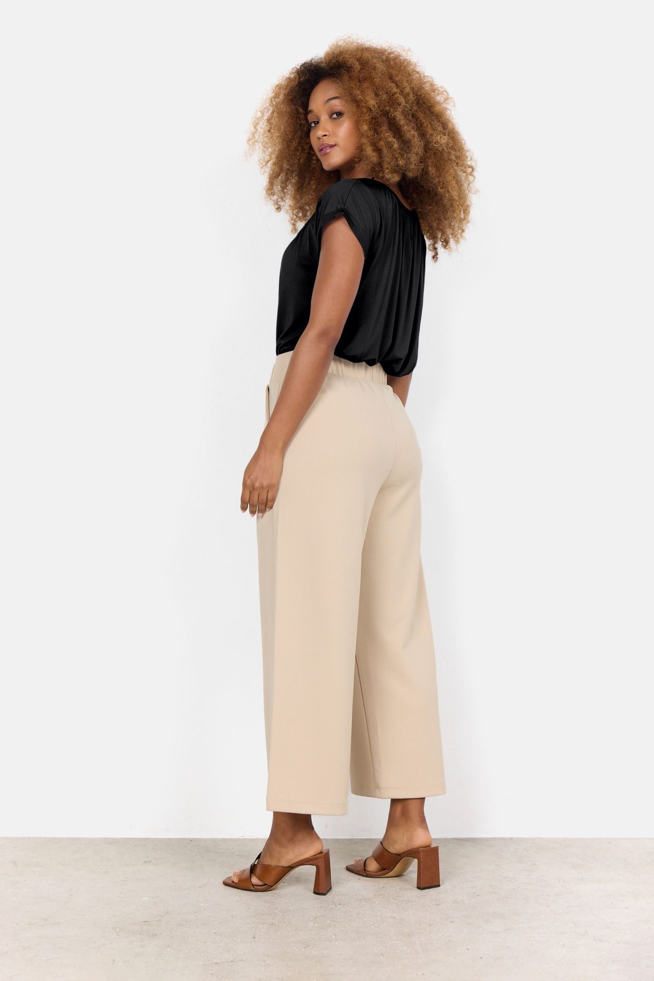 Soyaconcept Damen Hose SC-SIHAM 36 beige