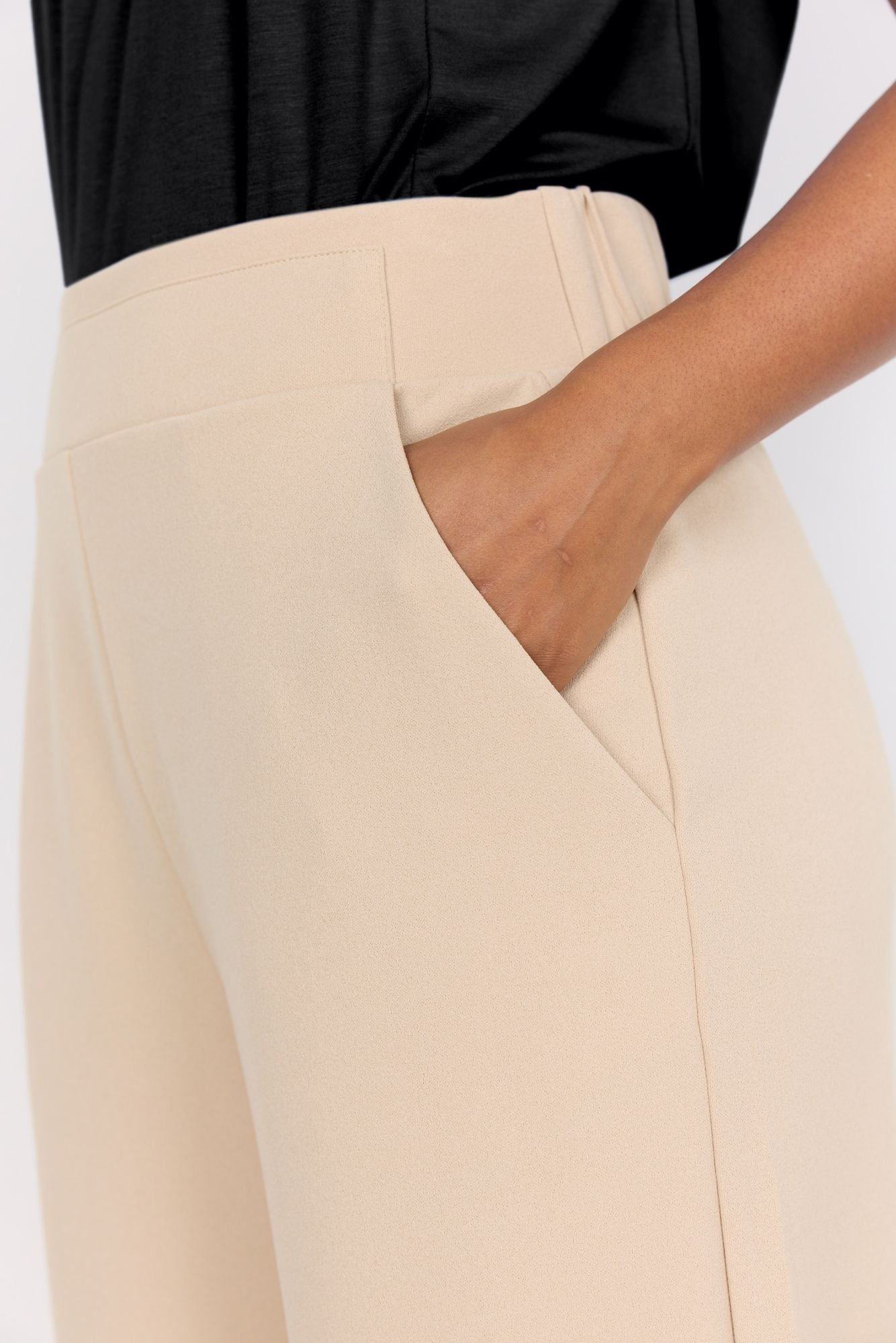 Soyaconcept Damen Hose SC-SIHAM 36 beige