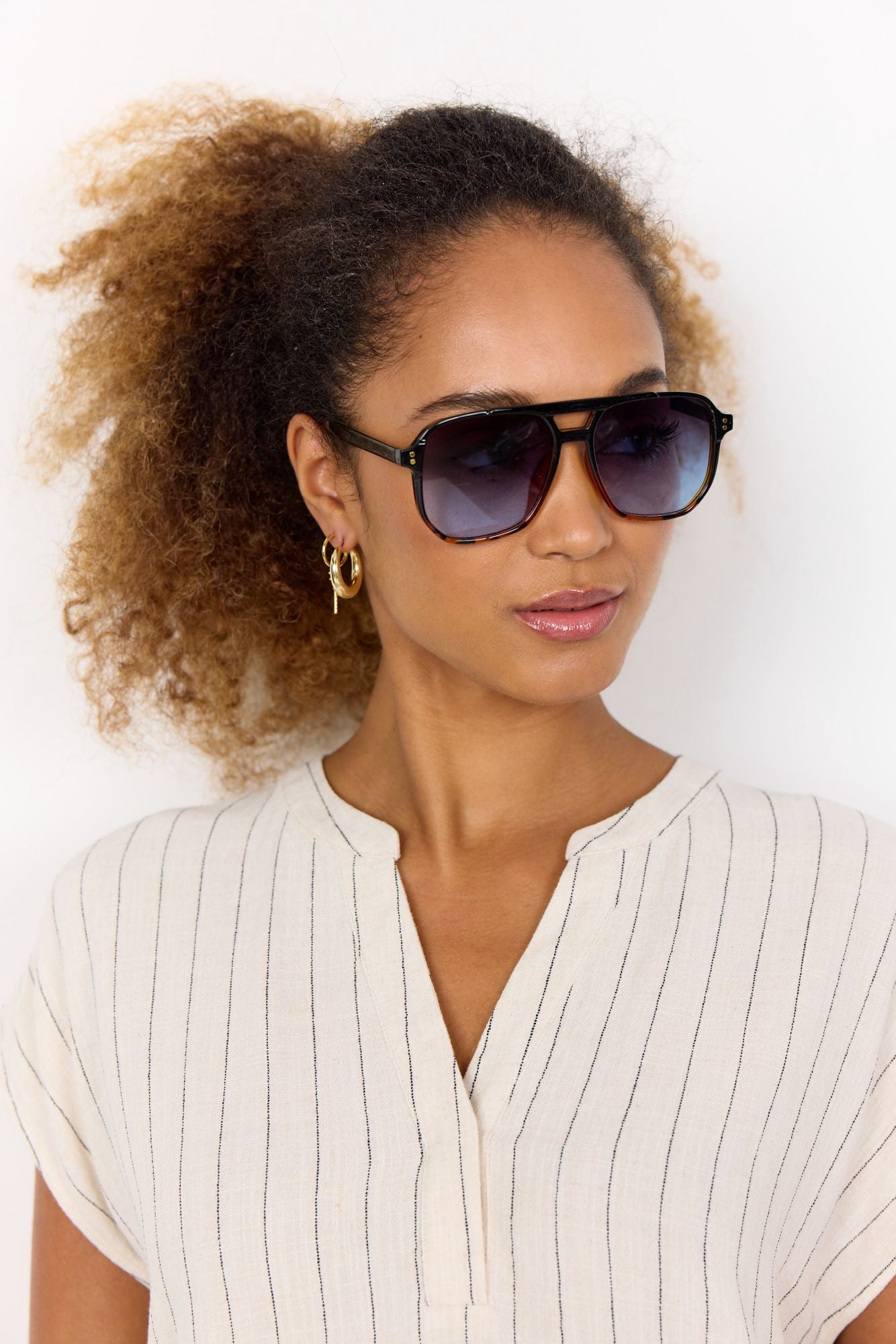 Soyaconcept Damen Sonnenbrille SC-PENINA 1 schwarz