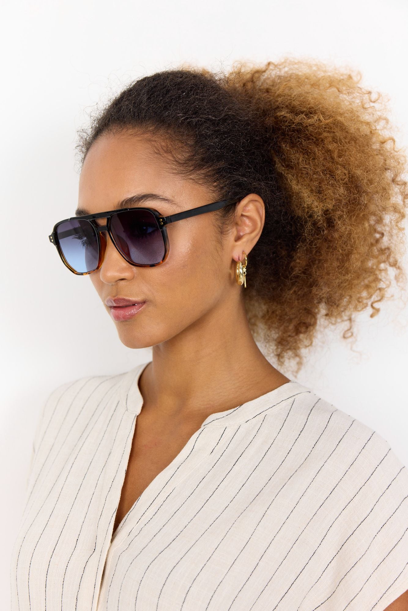 Soyaconcept Damen Sonnenbrille SC-PENINA 1 schwarz