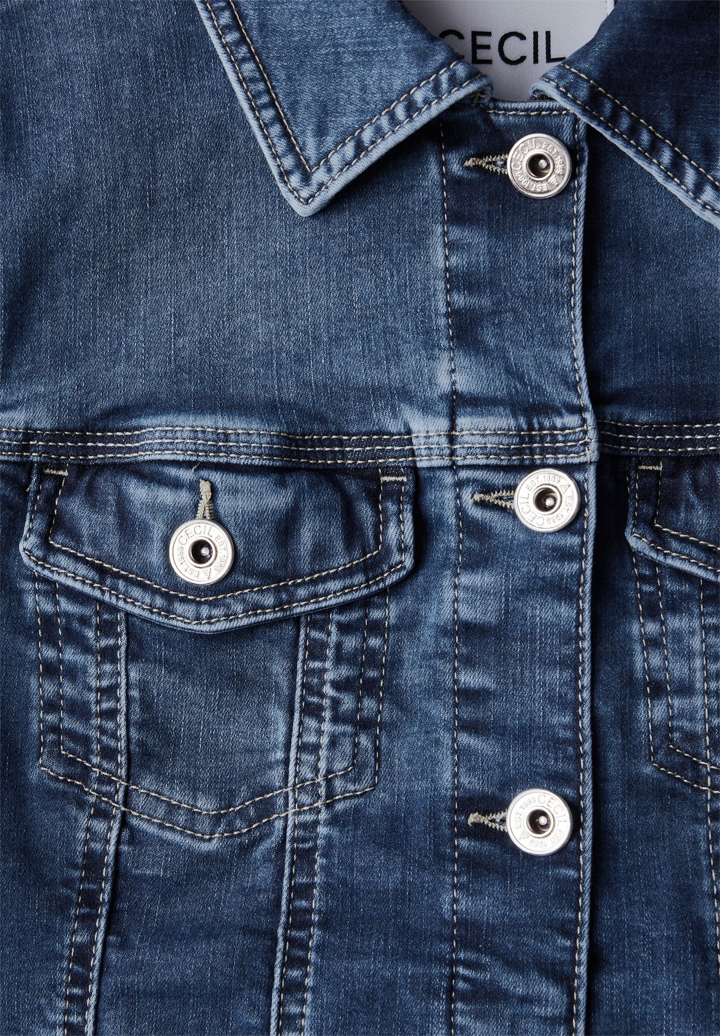 Cecil Damen Jeansjacke blau
