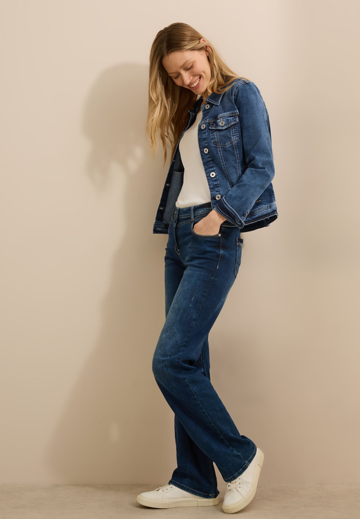 Cecil Damen Jeansjacke blau