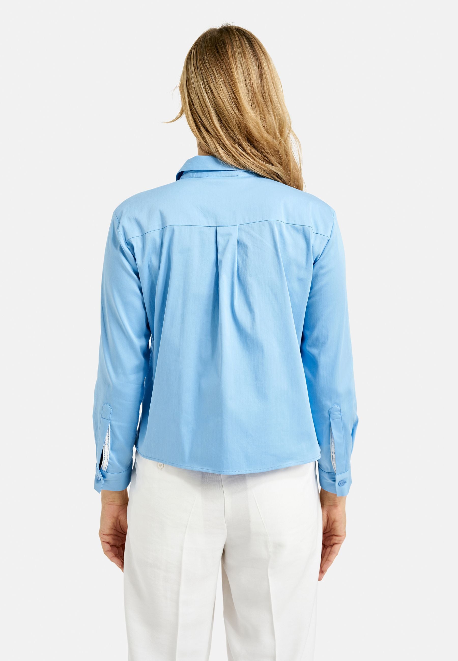 Smith&Soul Damen Hemdbluse blau
