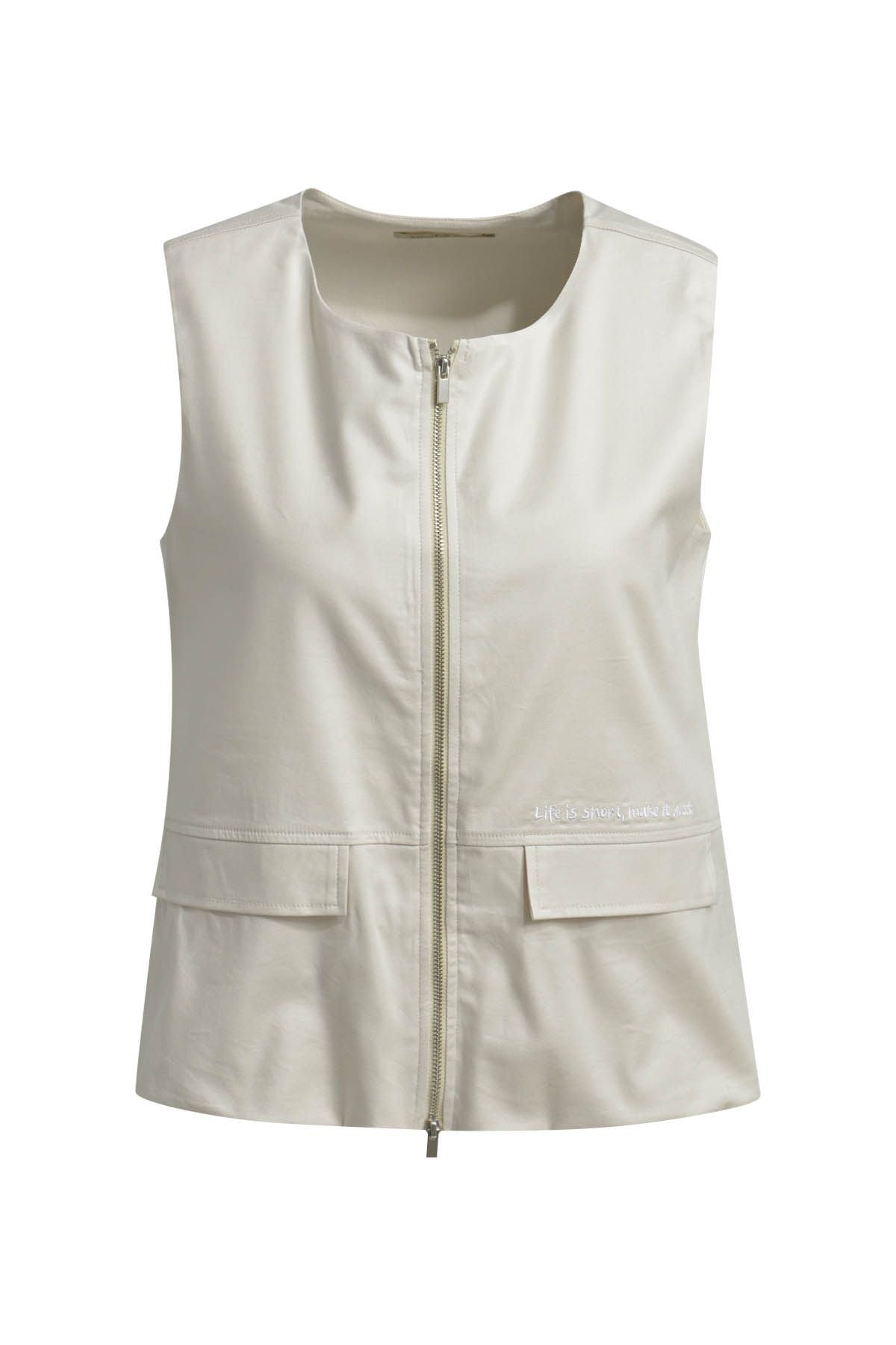 Smith&Soul Damen Blusenweste L beige
