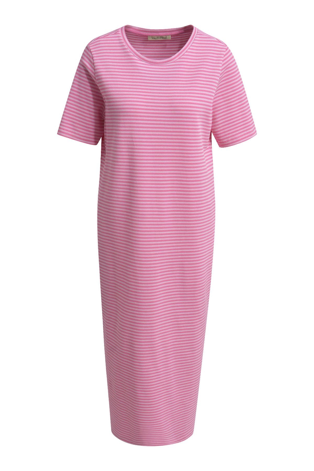 Smith&Soul Damen Structure Jersey Kleid rosa