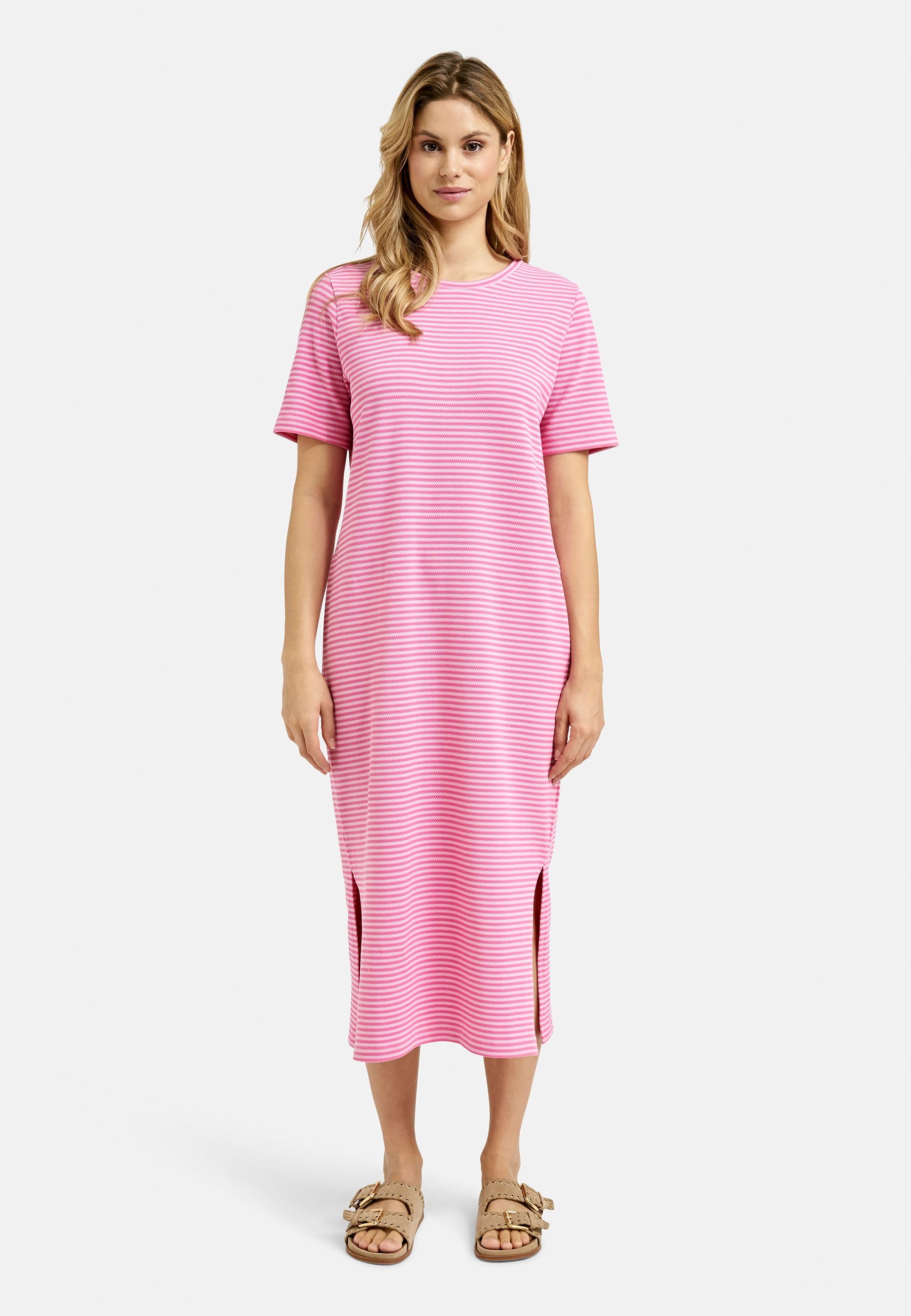 Smith&Soul Damen Structure Jersey Kleid rosa