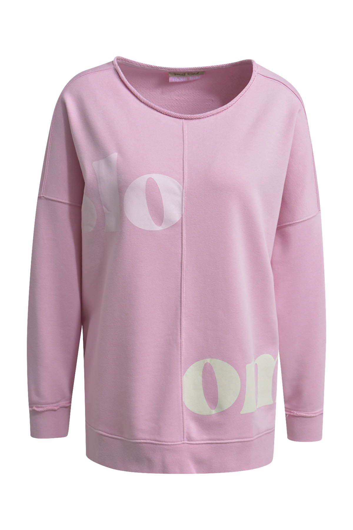 Smith&Soul Damen Oversize Sweatshirt rosa