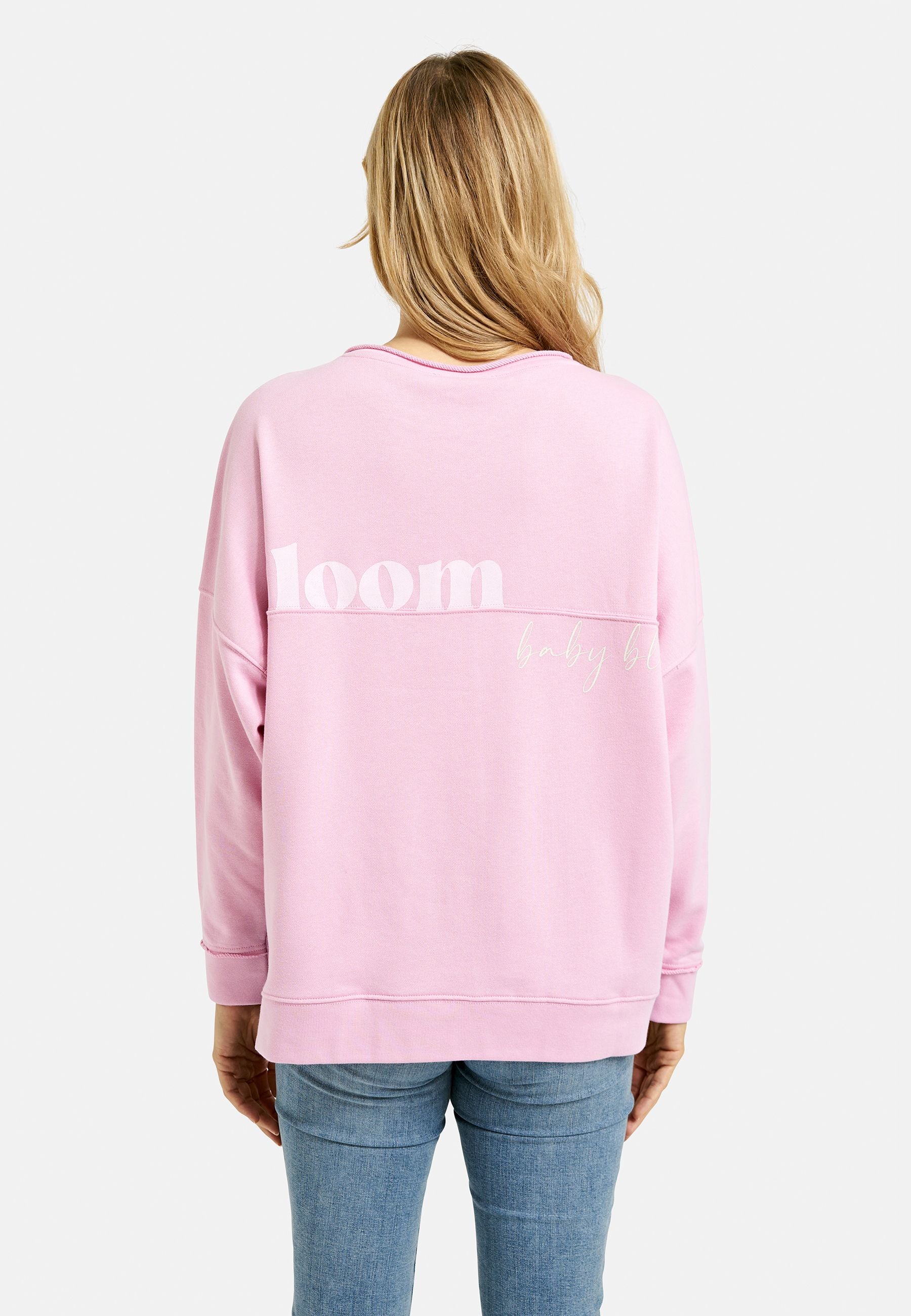 Smith&Soul Damen Oversize Sweatshirt rosa
