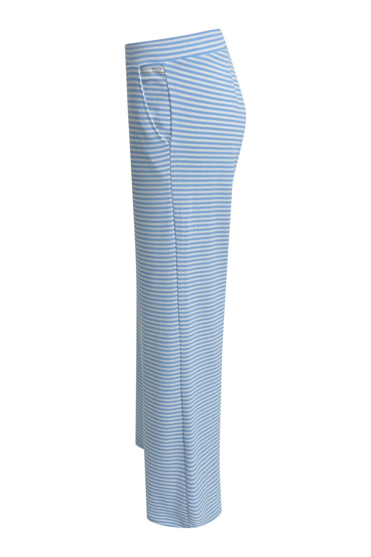 Smith&Soul Damen Striped Hose blau