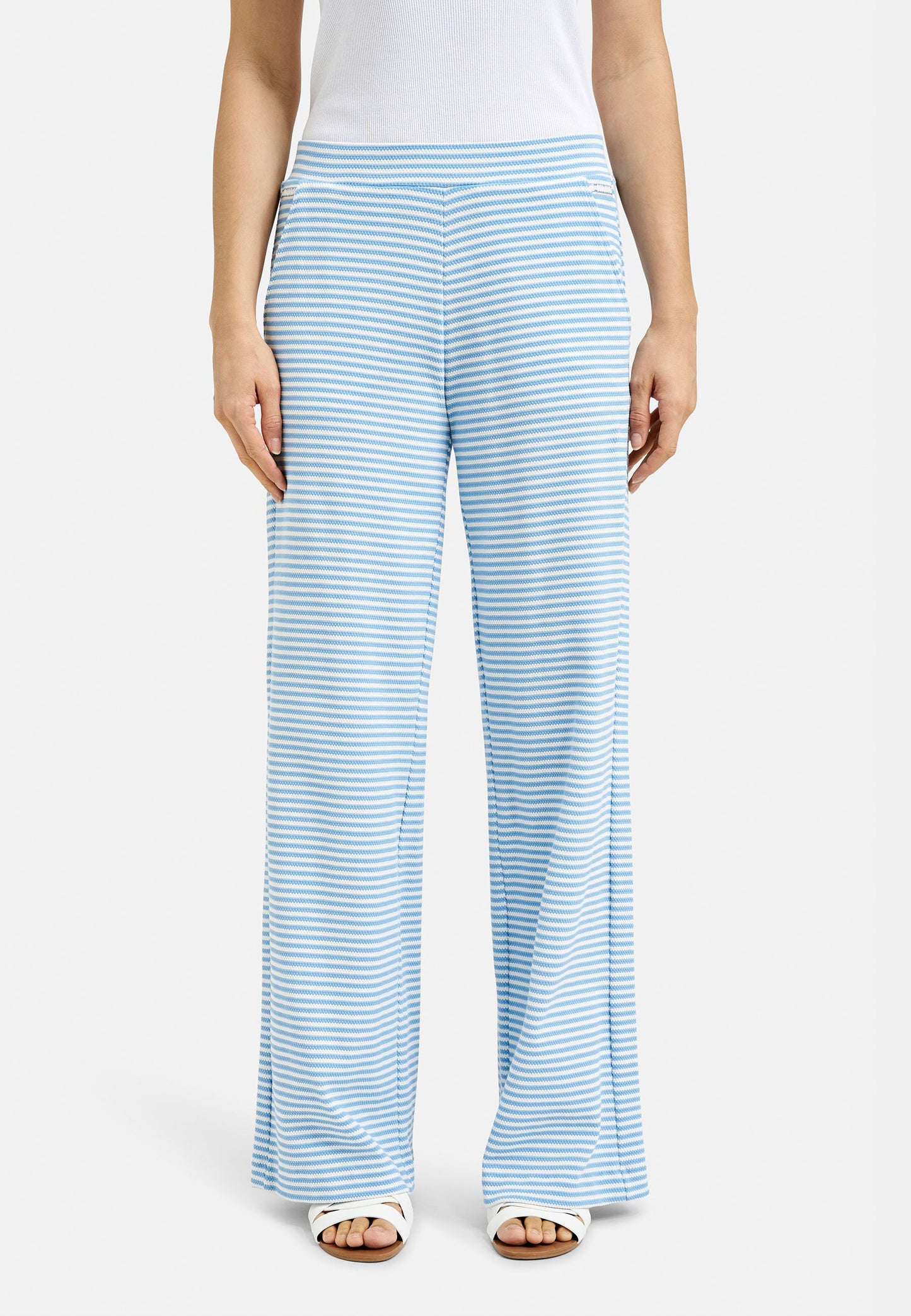 Smith&Soul Damen Striped Hose blau