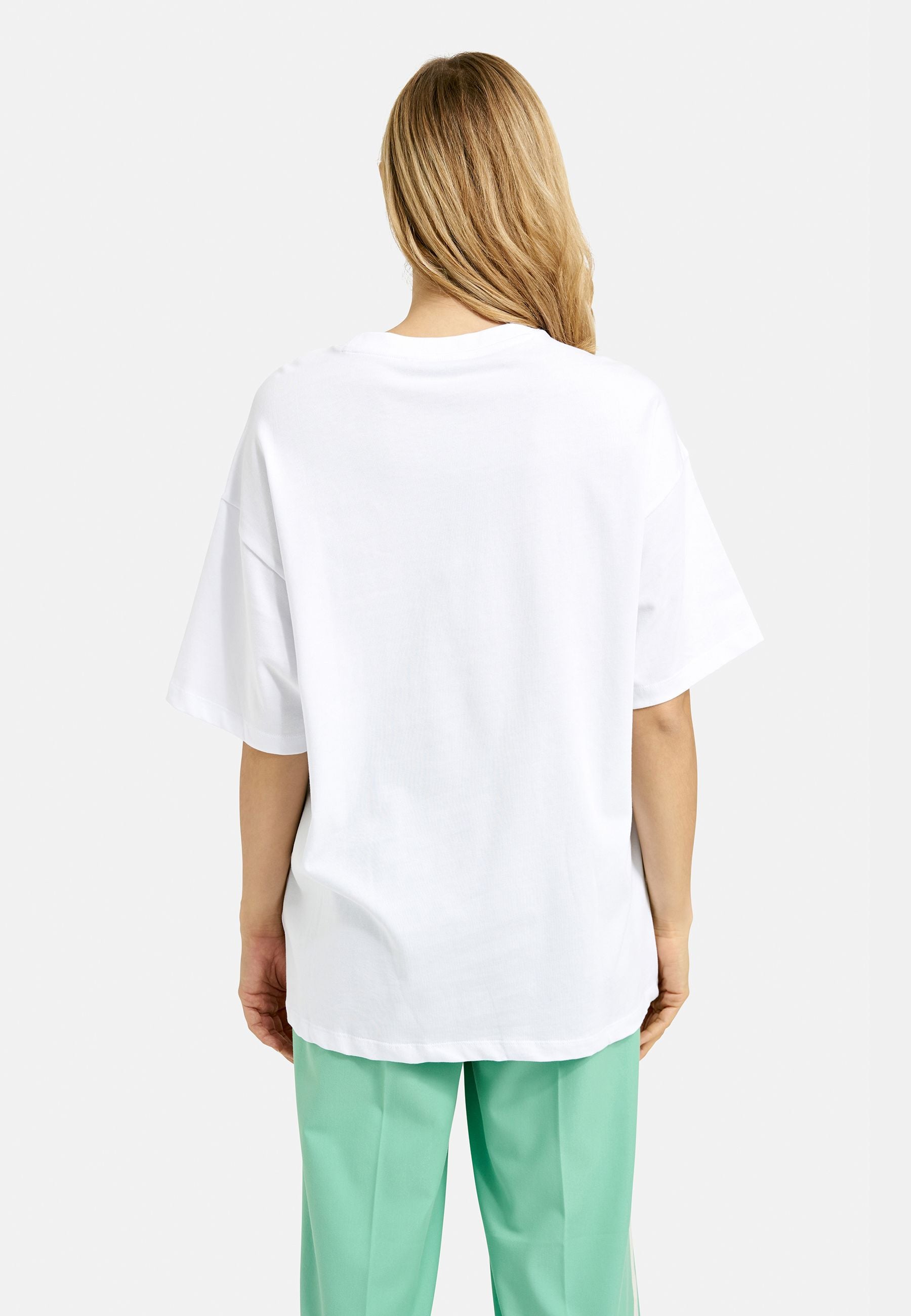 Smith&Soul Damen Oversize T-Shirt Wording grün